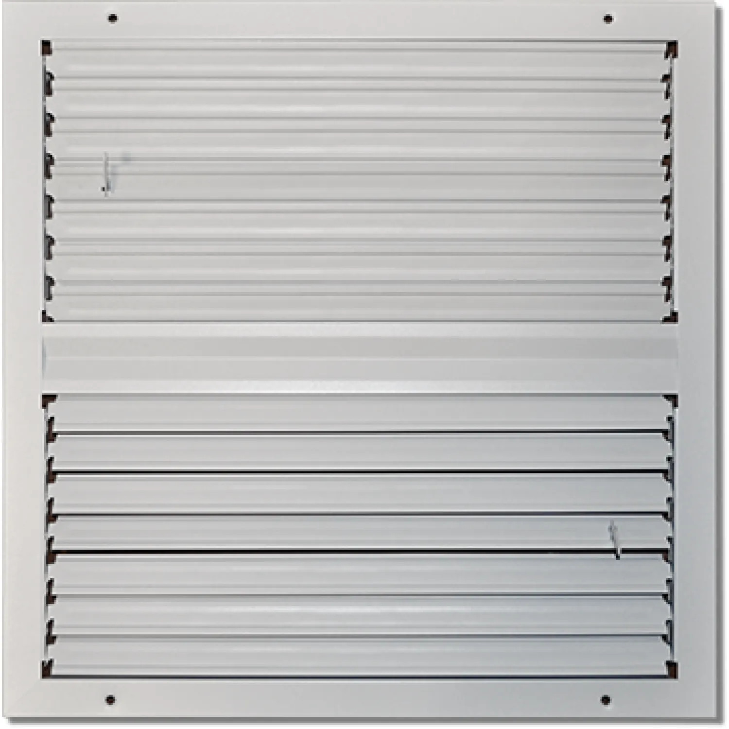 Shoemaker 450-8X8 Shoemaker 450-8X8 High-Velocity Multi-Louver Flush Diffuser - Soft White 