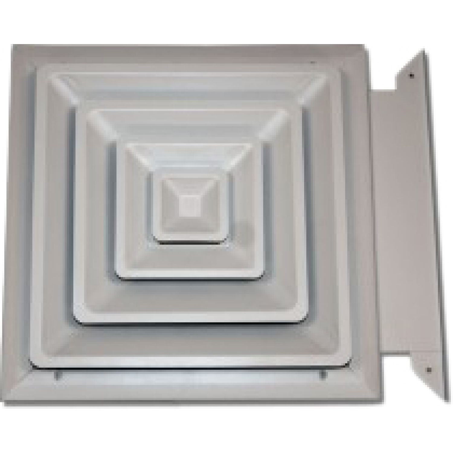 Shoemaker 425-12X12 Shoemaker 425-12X12 Step-Down Ceiling Diffuser with Slide-In Damper 