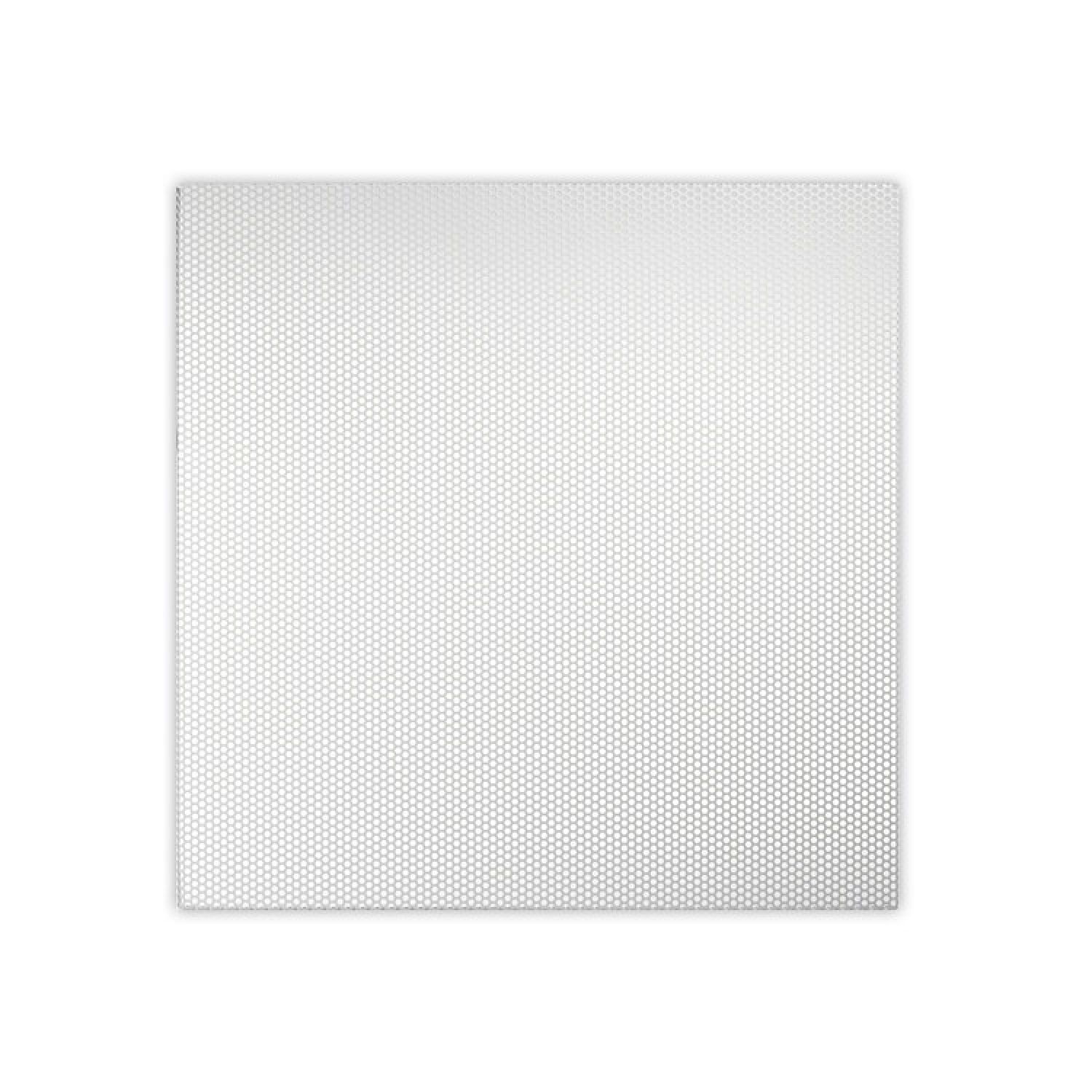 Shoemaker PT-1X2 1' x 2' Perforated T-Bar Panel, White - Shoemaker PT-1X2