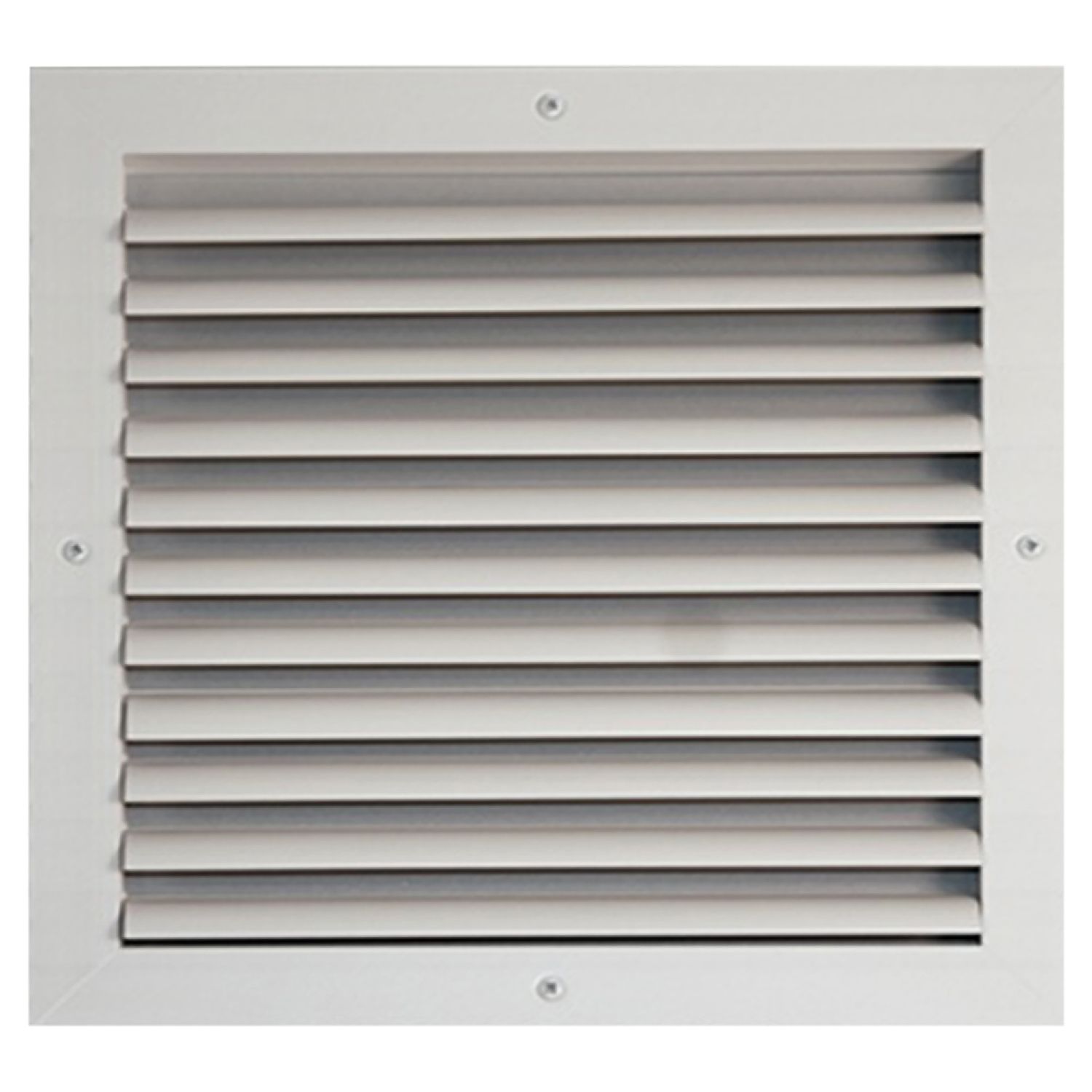 Shoemaker CB10-16X16 16X16 Soft White One-Way Adjustable Curved Blade Diffuser (Aluminum) - Shoemaker CB10