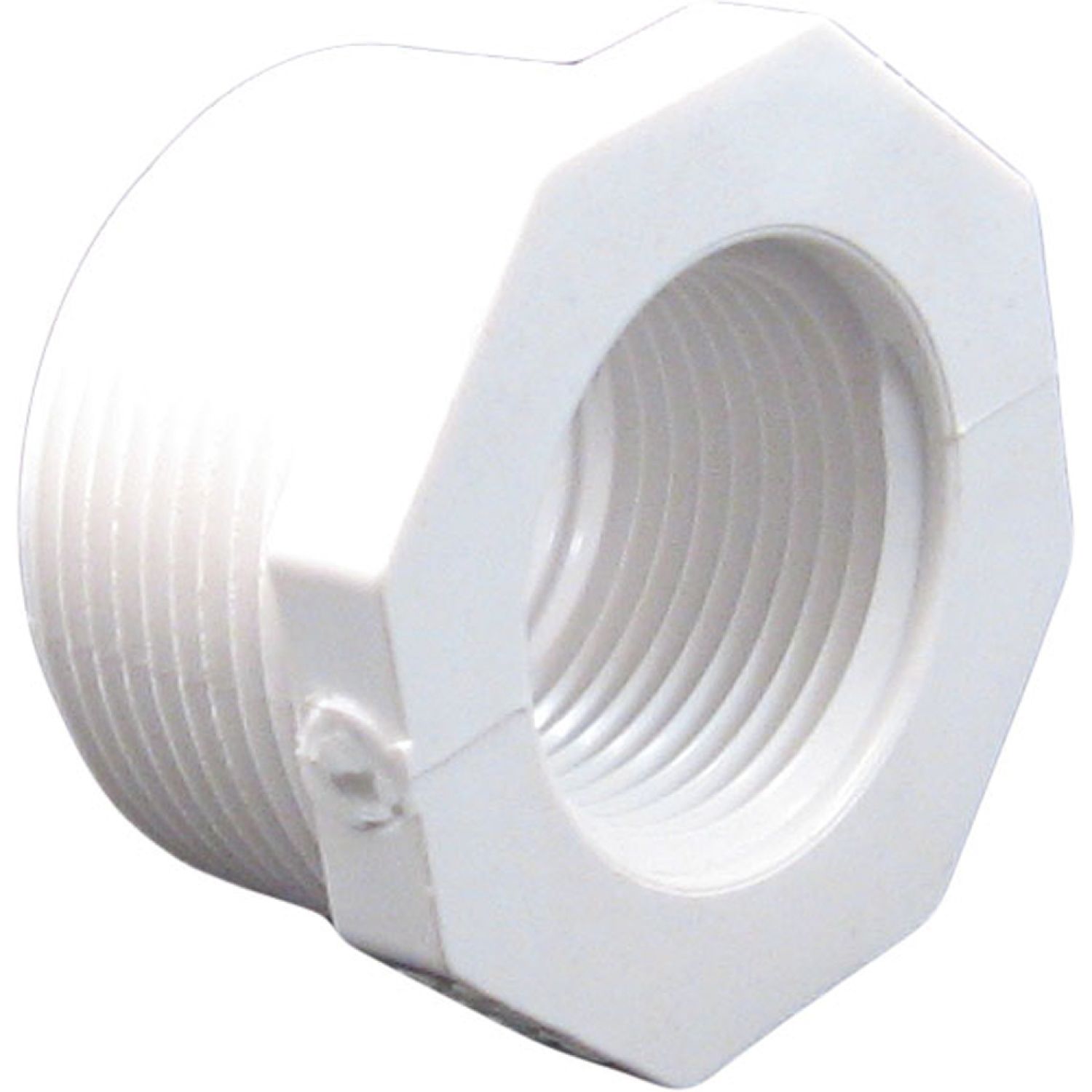 Commodity  PVCB1121TT Schedule 40 PVC Bushing, 1-1/2 x 1 Inch