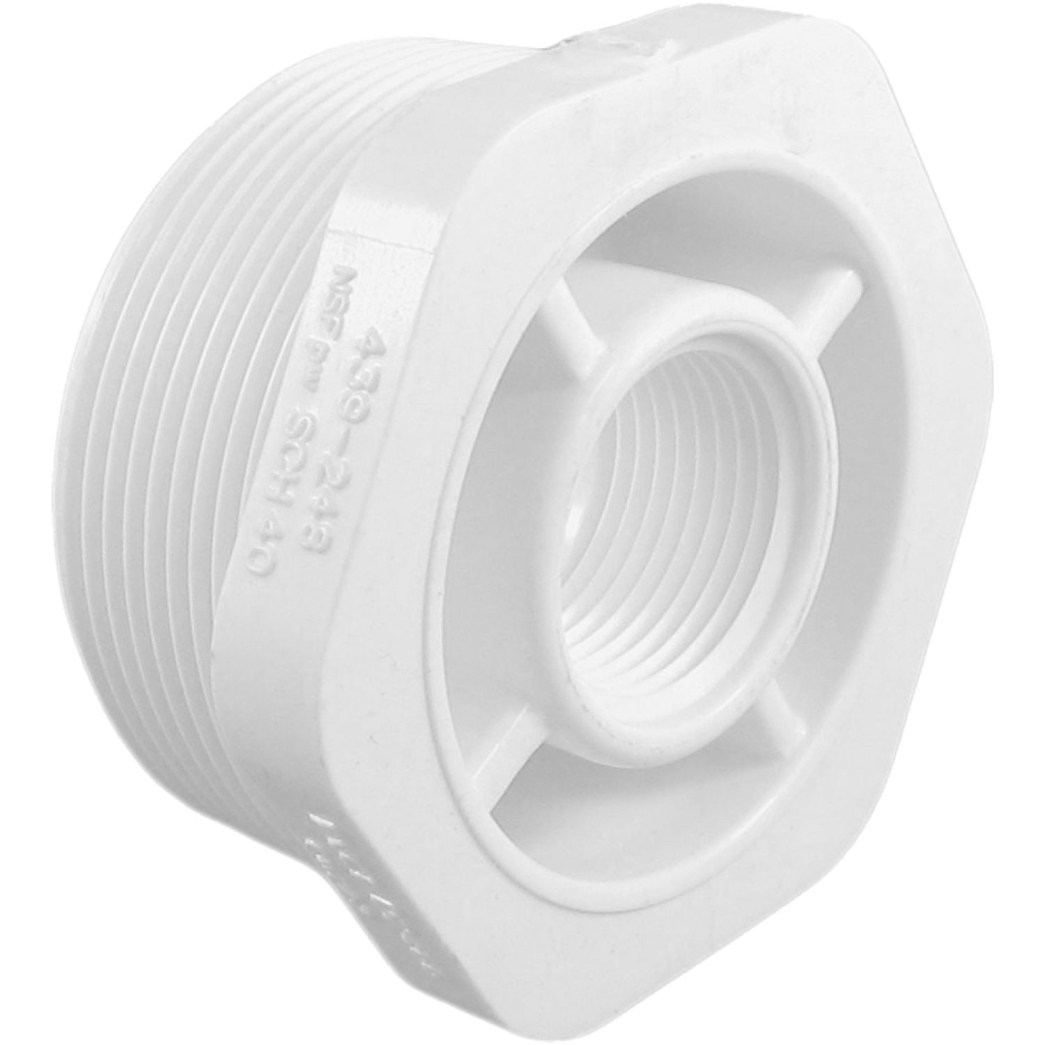 Commodity PVCB234TT Schedule 40 PVC Bushing, 2 x 3/4 Inch