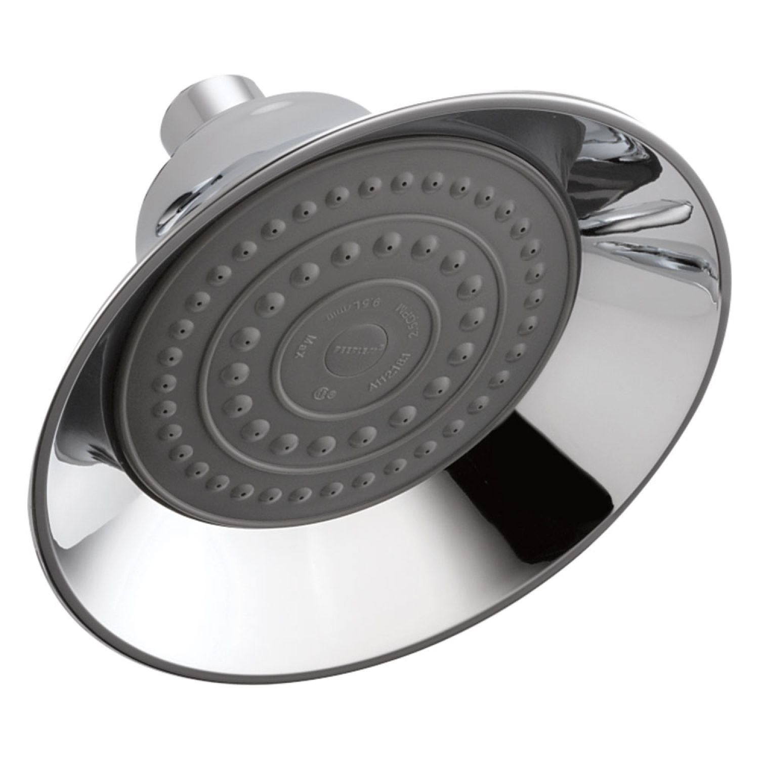 Peerless RP70537 Peerless 1.75 GPM Single-Spray Setting Raincan Showerhead, Round Shape Head, 6-1/16in Diameter Face, WaterSense Certified, Chrome - RP70537