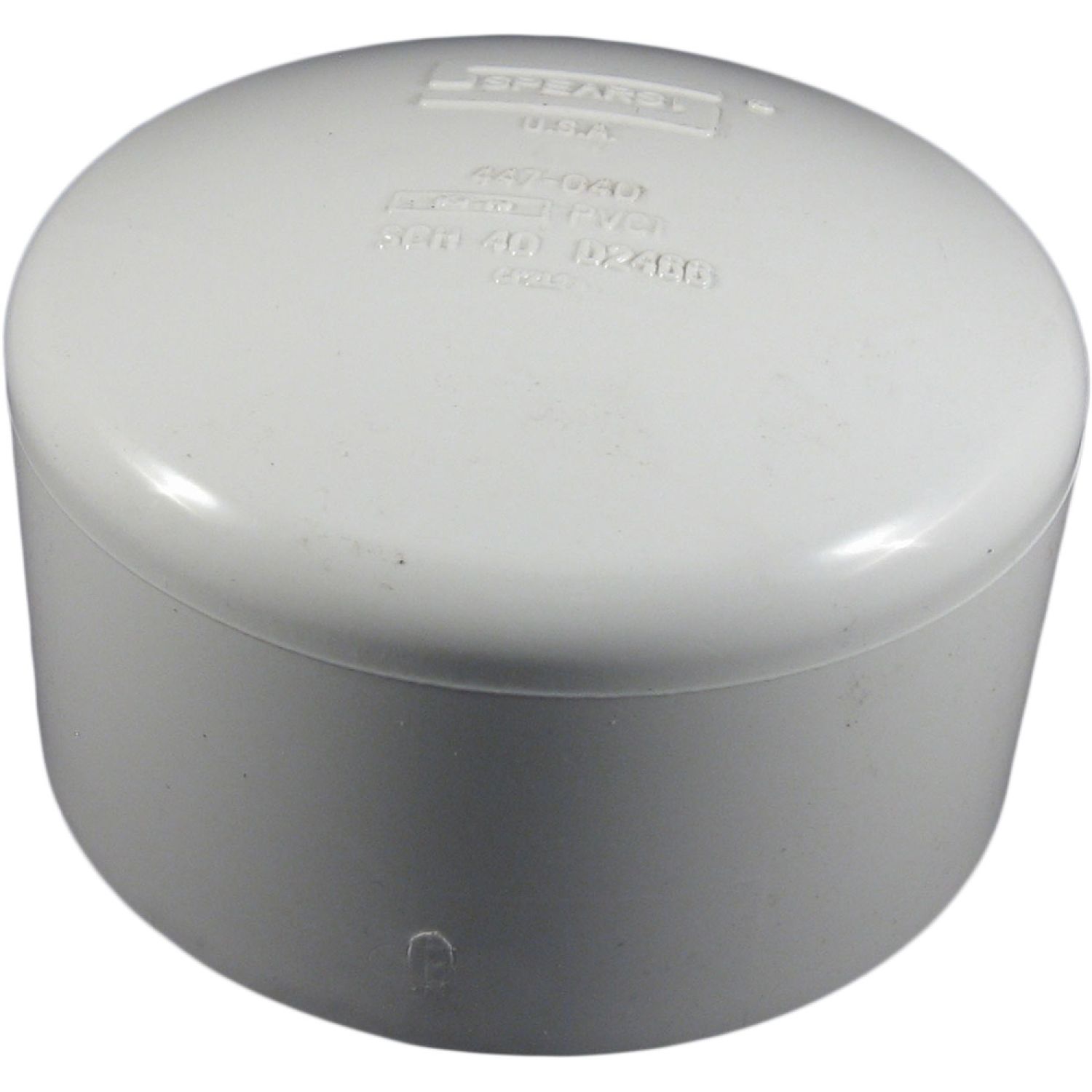 Commodity  PVCCAP8 Schedule 40 PVC Slip Cap, 8 Inch