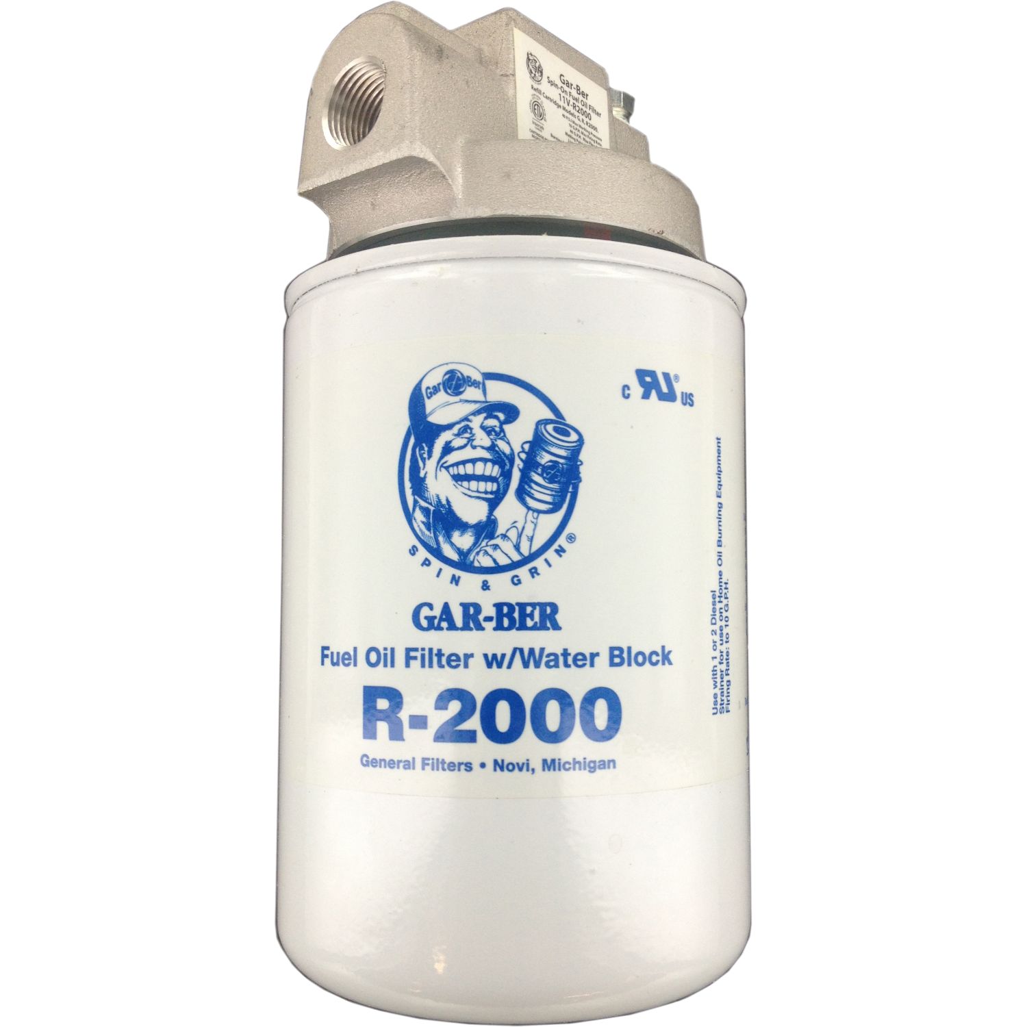 thumbnail image 2 of Garber Filters 11V-R 45 Gph (Flow Rate) Oil Filter 3/8 X 3/8 2 of 13
