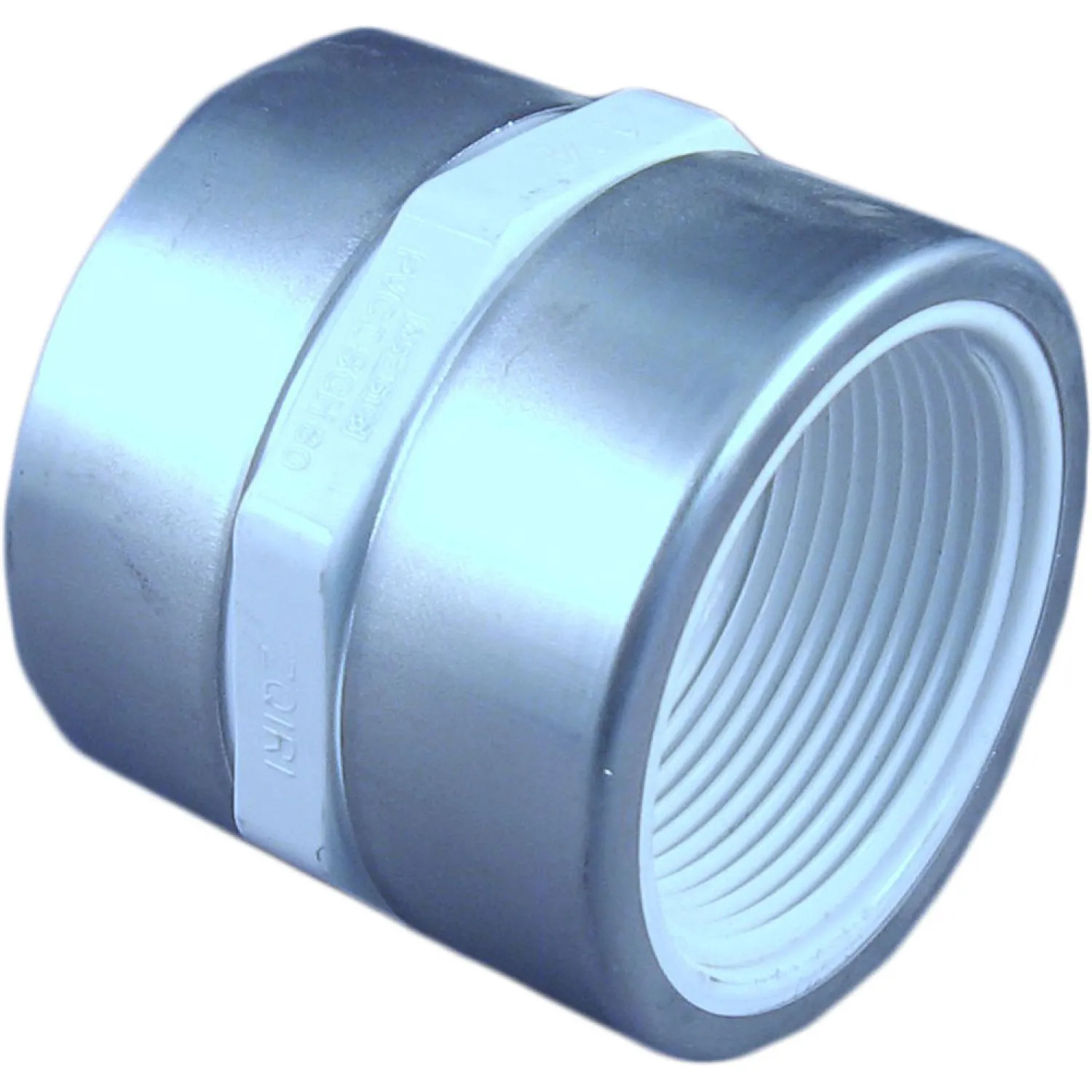 Commodity  PVCCUP112TT Schedule 40 PVC Coupling, 1-1/2 Inch