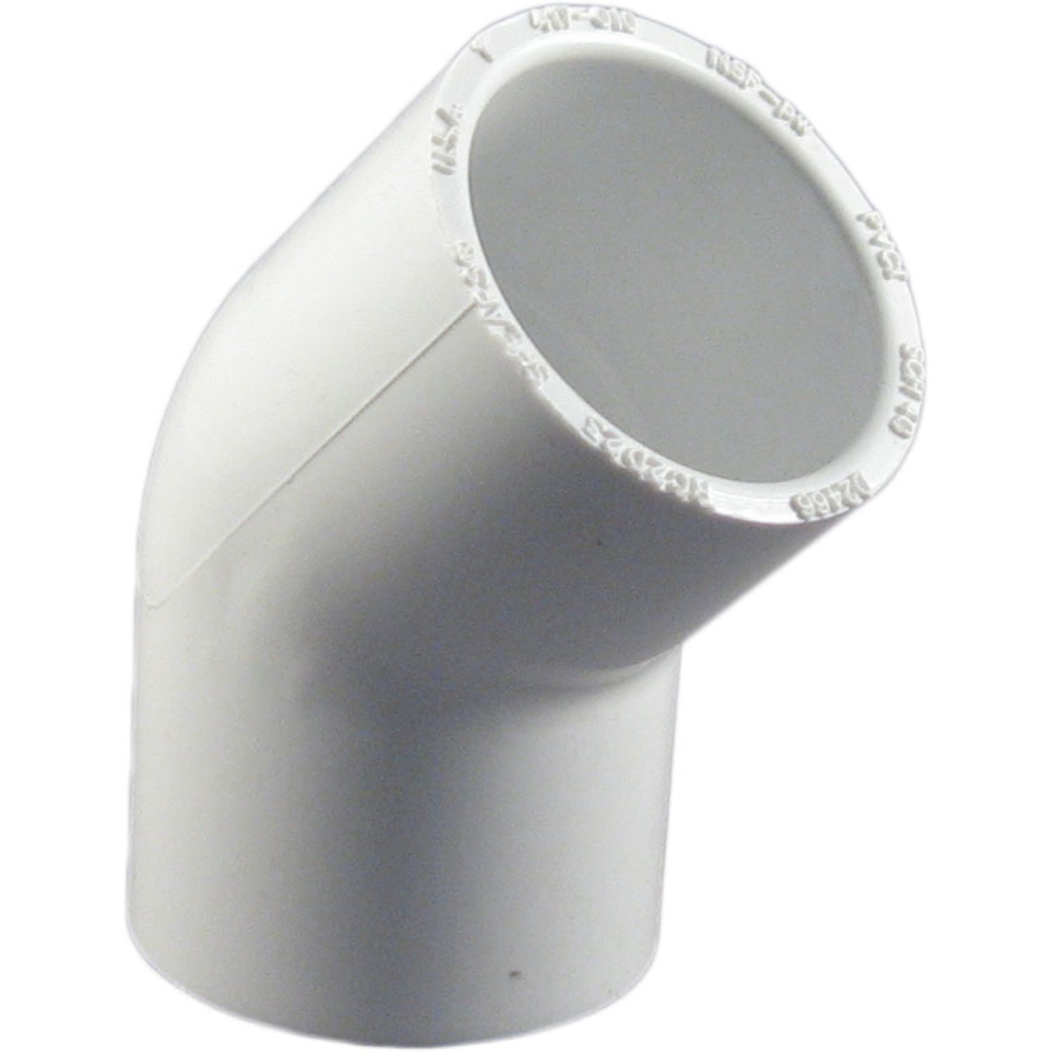 Commodity  PVCL451 Schedule 40 PVC 45 Degree Elbow, 1 Inch