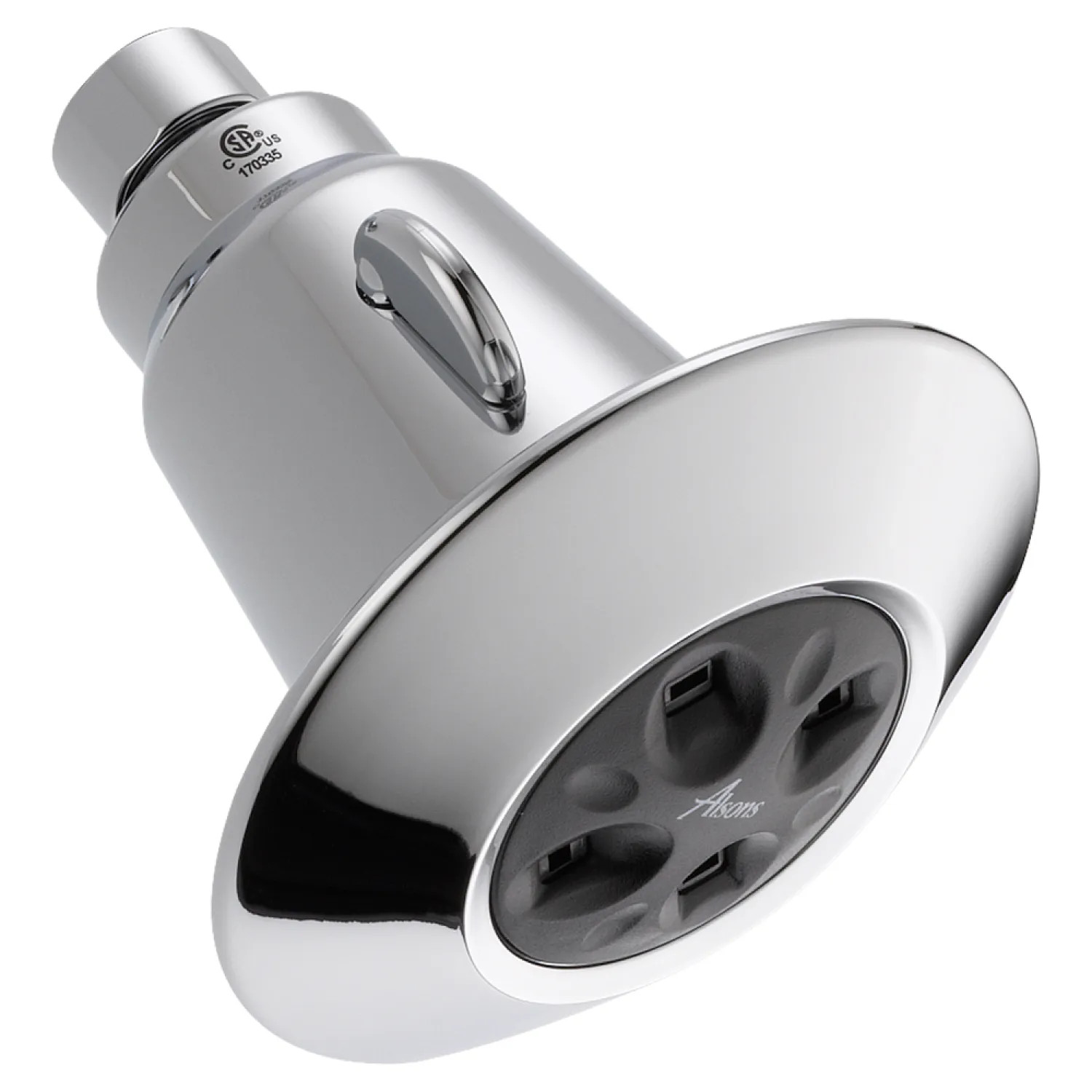 Delta 52657 Delta H2Okinetic 2-1/2in Adjustable Shower Head, 2.5 GPM, 80 PSI, Chrome - 52657