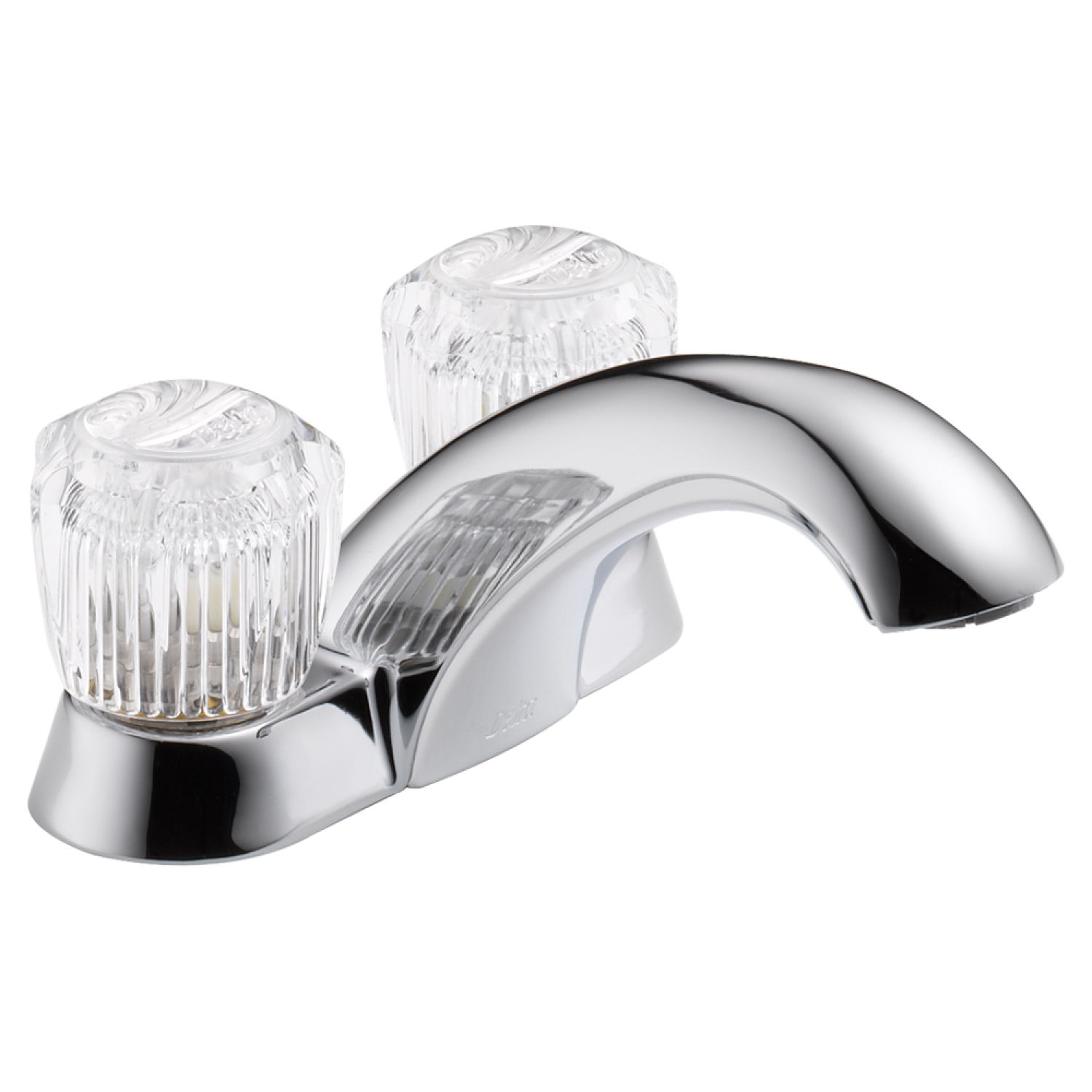 Delta 2502LF-TP Delta Classic Low-Arc Chrome Lavatory Faucet for 4