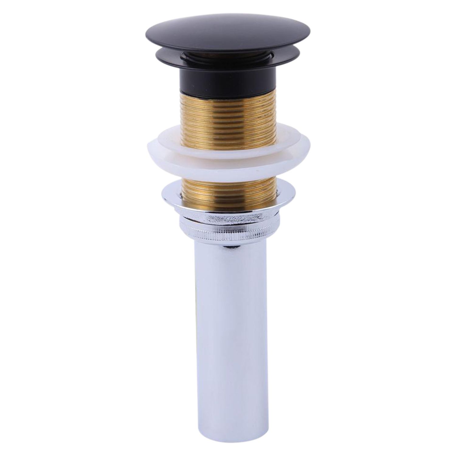 Brizo RP72413BL Brizo RP72413BL Pop-Up Drain With Less Overflow, Matte Black