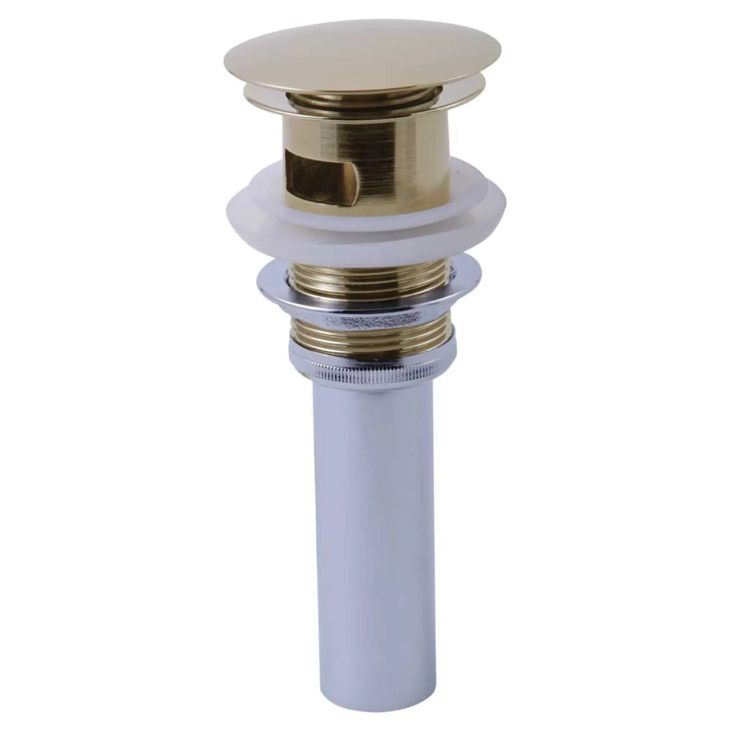 Brizo RP72414PN Brizo RP72414PN Polished Nickel Push Button Pop-Up with Overflow 