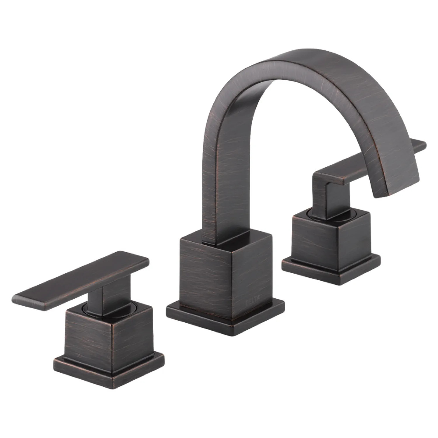 Delta 3553LF-RB Delta Vero High-Arc Deck-Mount Venetian Bronze Lavatory Faucet for 6