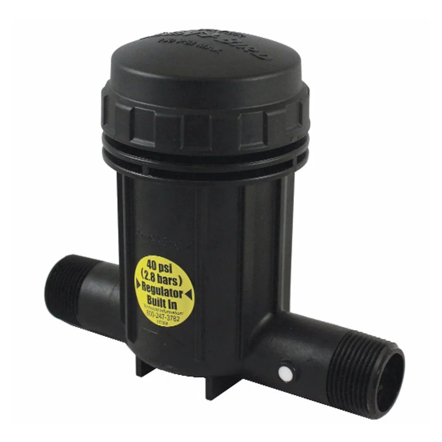 Rainbird PRBQKCHK100 Rain Bird 1in Pressure-Regulating Quick Check Basket Filter, X14140 - PRBQKCHK100