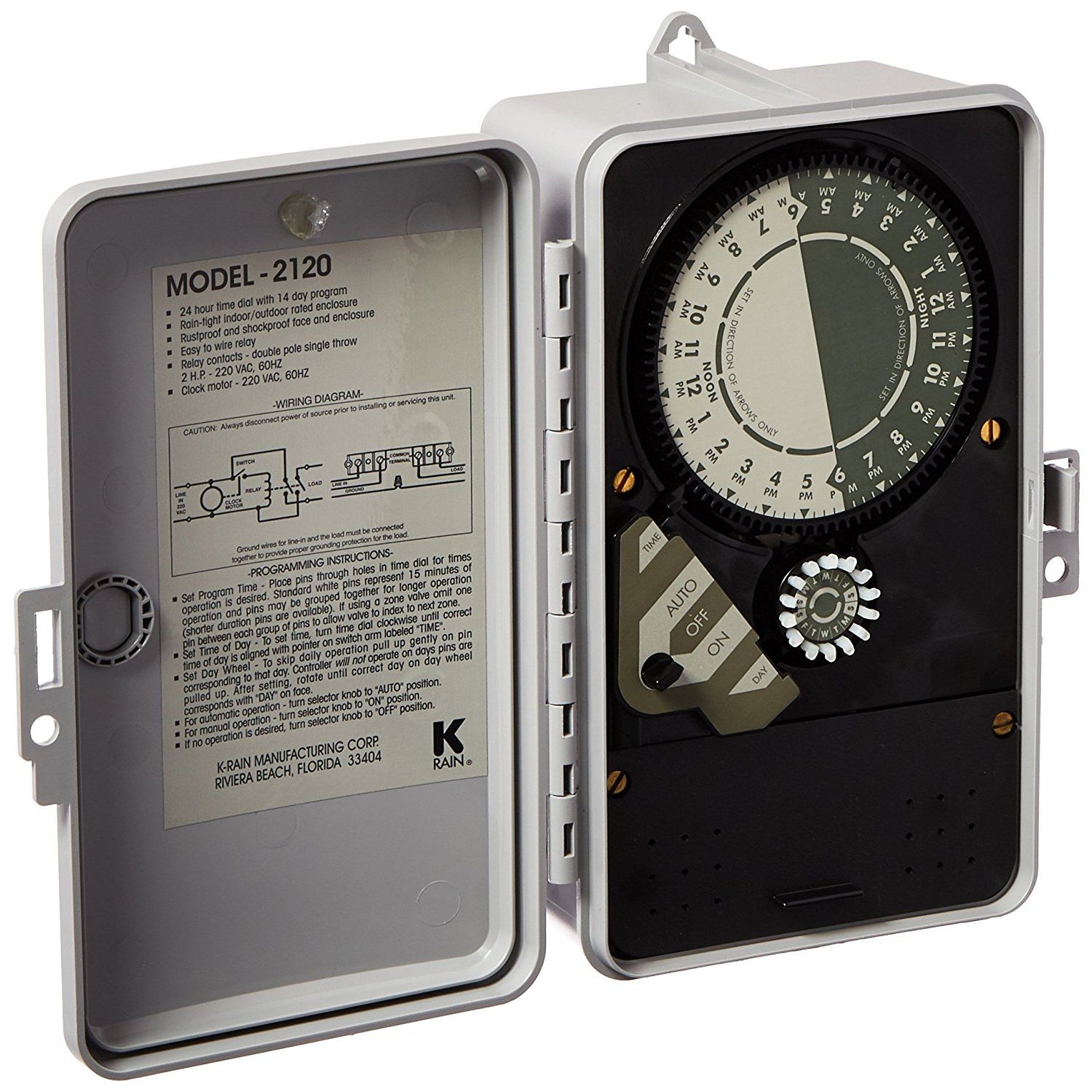 K-Rain 2120 K-Rain 2120 - Single Station Controller - 220/220v, 2HP