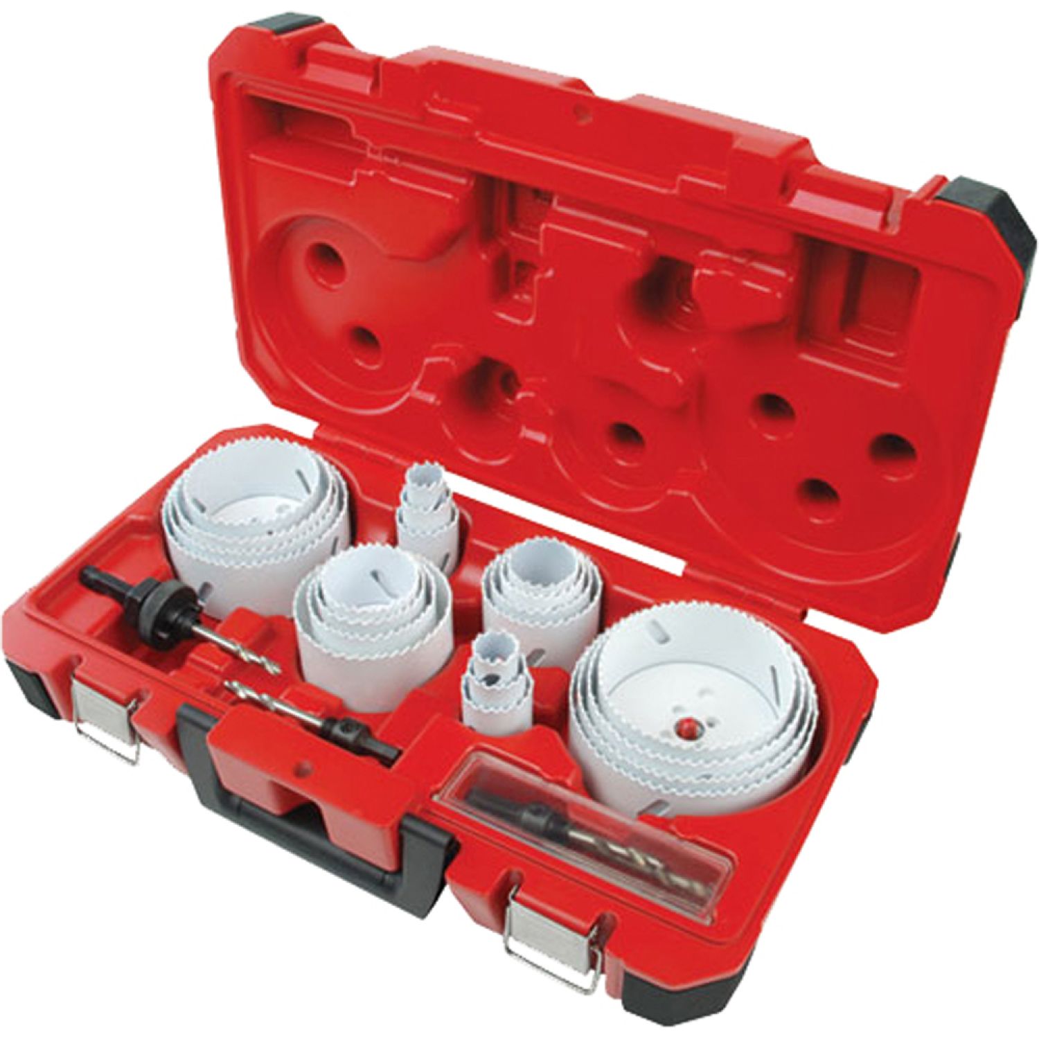 Milwaukee 49-22-4185 Milwaukee 49-22-4185 28-pc. All-Purpose Professional Ice Hardened Hole Saw Kit 