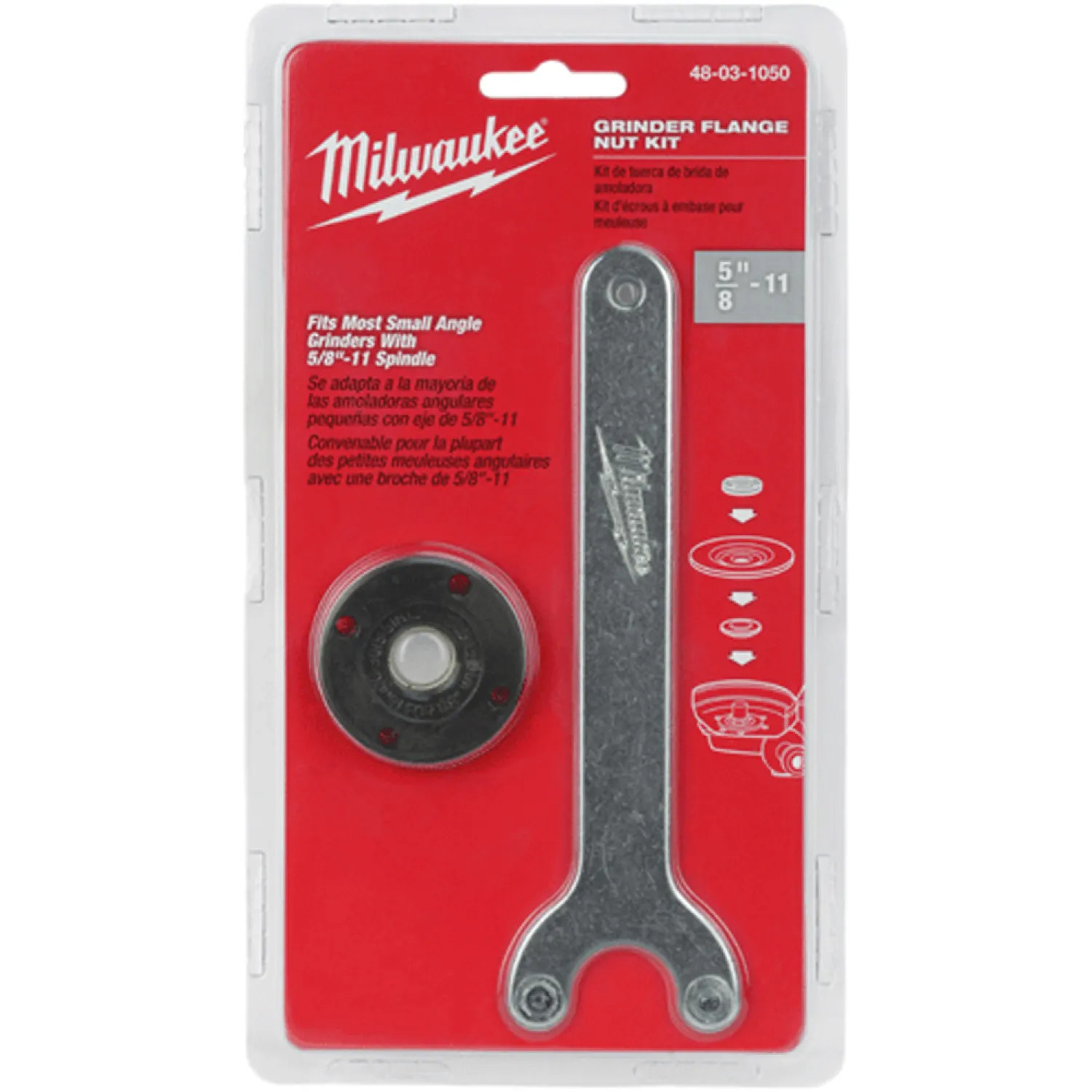 Milwaukee 48-03-1050 Milwaukee 48-03-1050 Grinder Flange Nut Kit