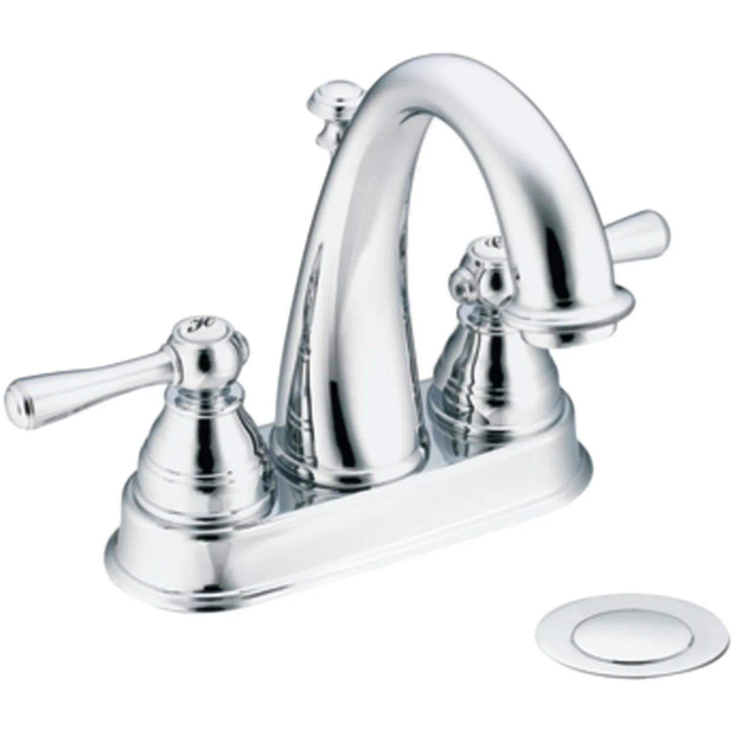 Moen 6121 Moen 6121 Kingsley Two Handle Lavatory Faucet Chrome
