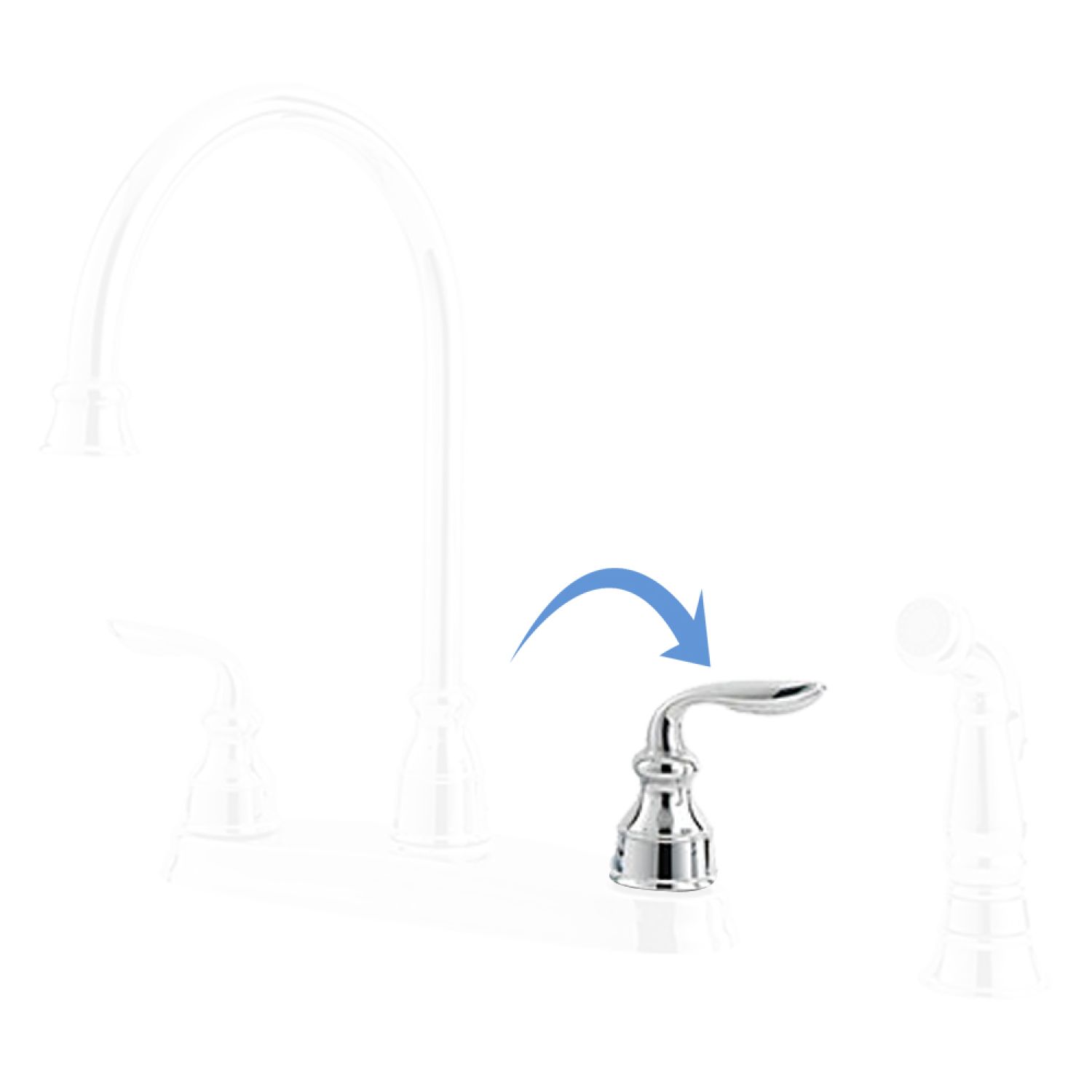 Pfister 940-118A Pfister 940-118A Avalon 36 Faucet Handle, Polished Chrome