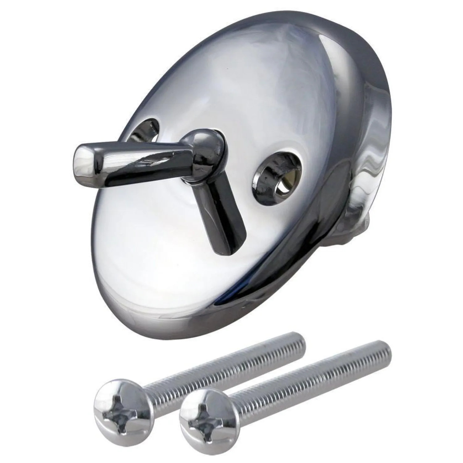 Pfister 960-041A Pfister 960-041A 19 Series Bathtub Drain Overflow Plate with Screws, Chrome