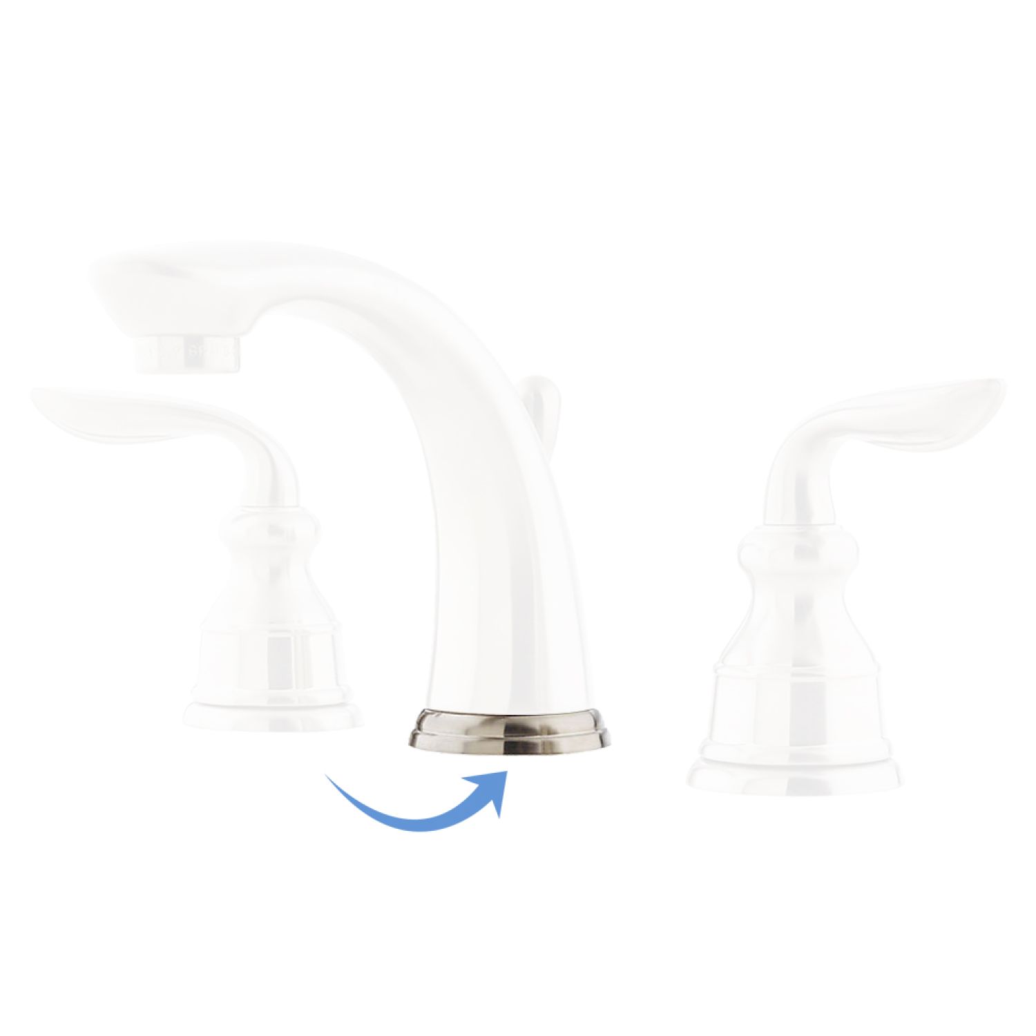 Pfister 960-051J Pfister Avalon 49 Series Replacement Spout Base, PVD Brushed Nickel - 960-051J