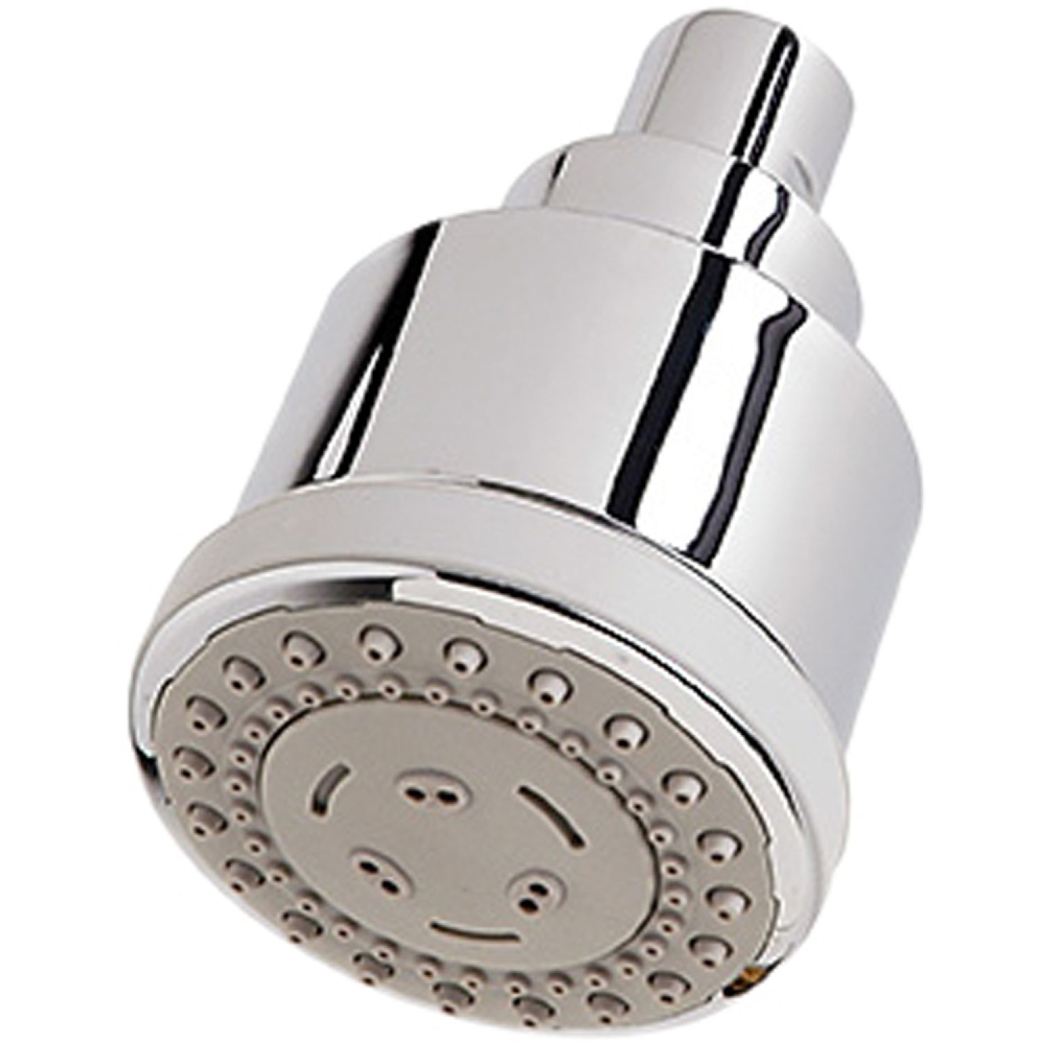 Symmons 352SH-3 Symmons Dia 3-Mode Shower Head, Round, 3in Spray Face, 2.0 GPM, Easy Clean Rubber Nozzles, WaterSense Certified, Chrome - 352SH-3