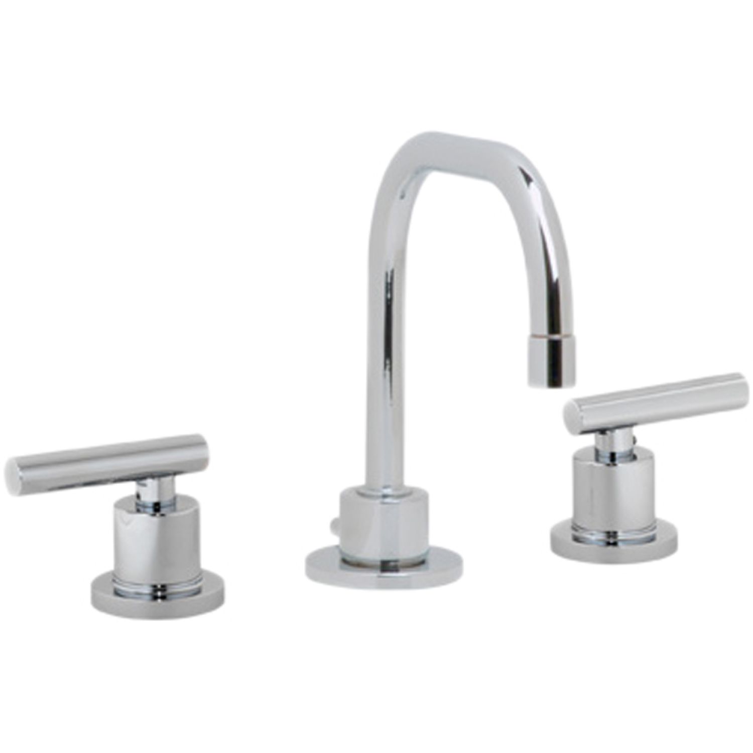 Symmons SLW-3512 Symmons Dia Two-Handle Widespread Lavatory Faucet with Lift Rod and Metal Drain Assembly, 2.2 GPM, Chrome - SLW-3512