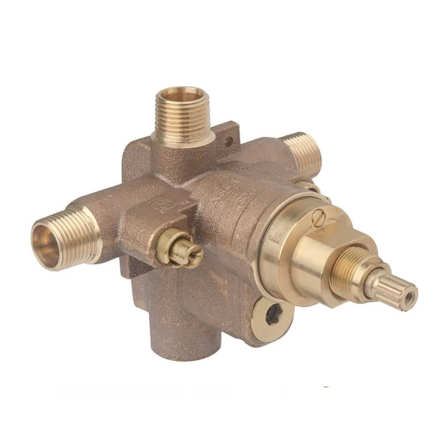 Symmons S-4002-X-BODY Symmons S262XBODY Temptrol Pressure Balancing Tub/Shower Rough-In Valve w/ Stops, 1/2