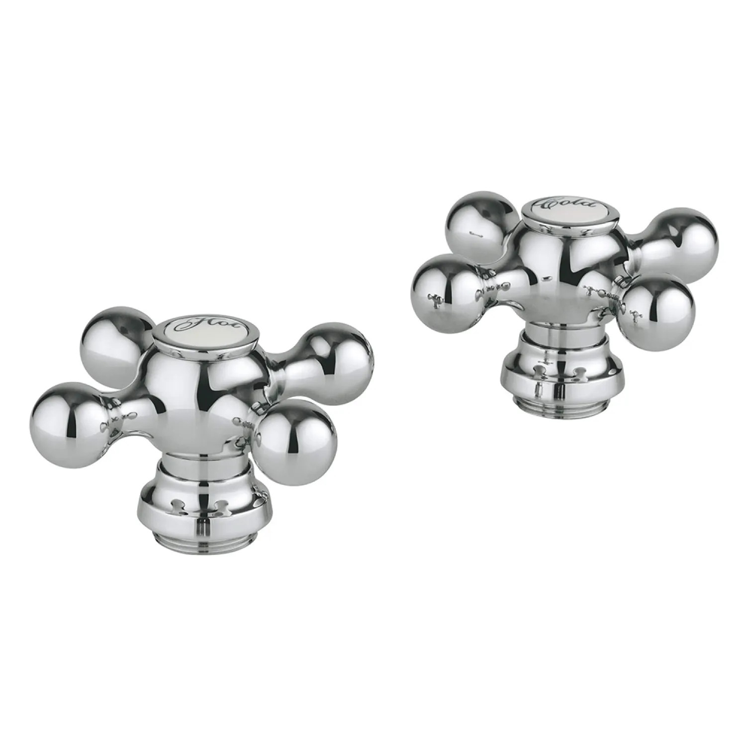 Grohe 18731000 Grohe 18731000 StarLight Chrome Seabury Cross Handles