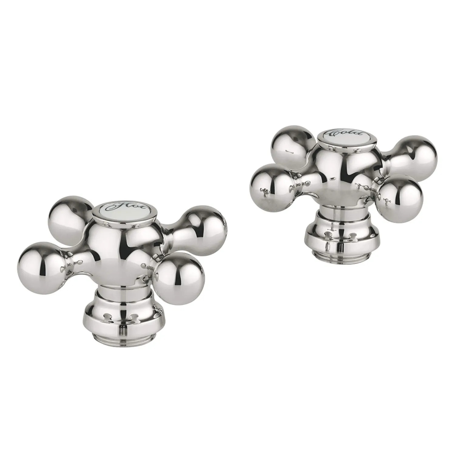 Grohe 18731BE0 Grohe 18731BE0 Seabury Cross Handle, Sterling Infinity