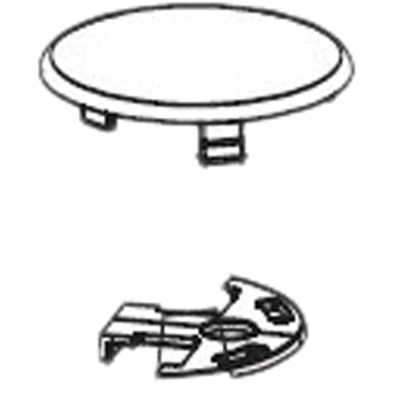 Moen 100021 Moen 100021 Part Handle Cap Temperature Chrome