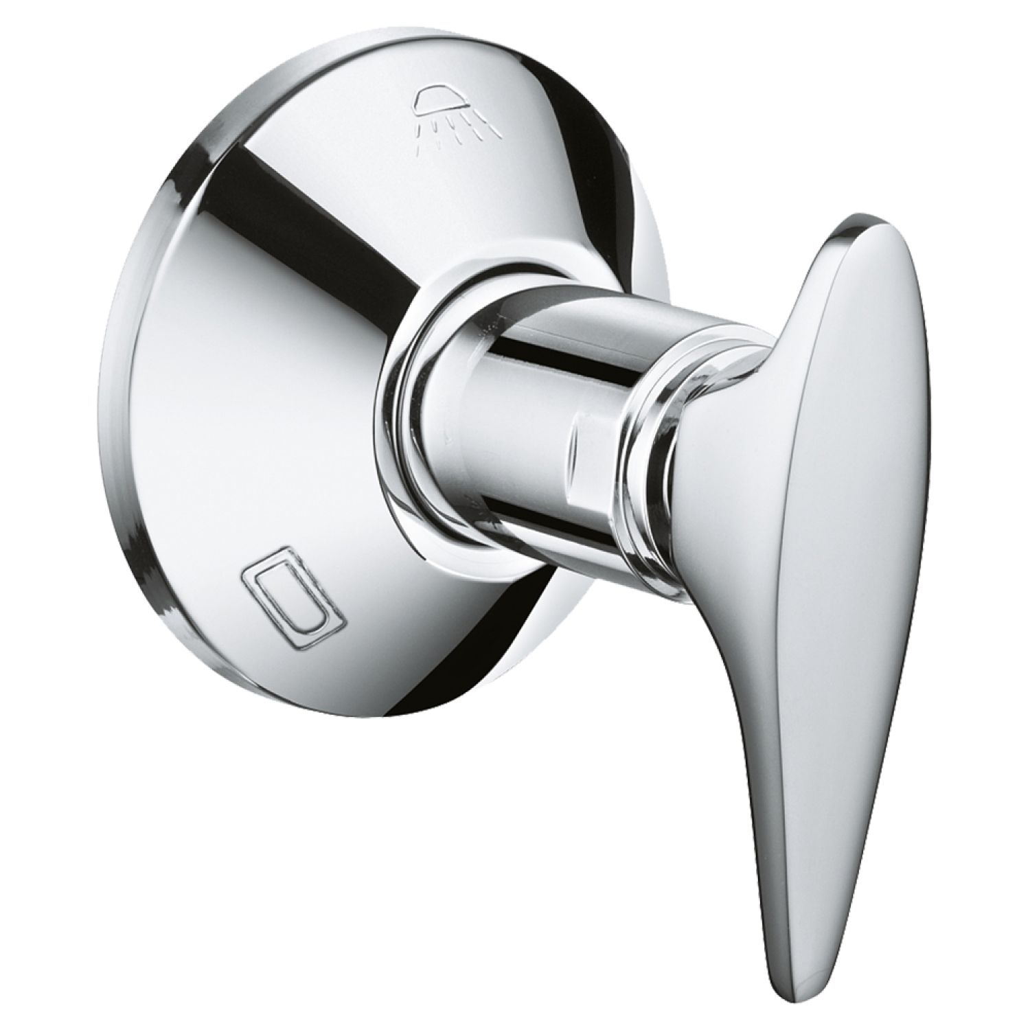 Grohe 45069000 Grohe 45069000 Universal Reversing Lever w. Flange, Chrome