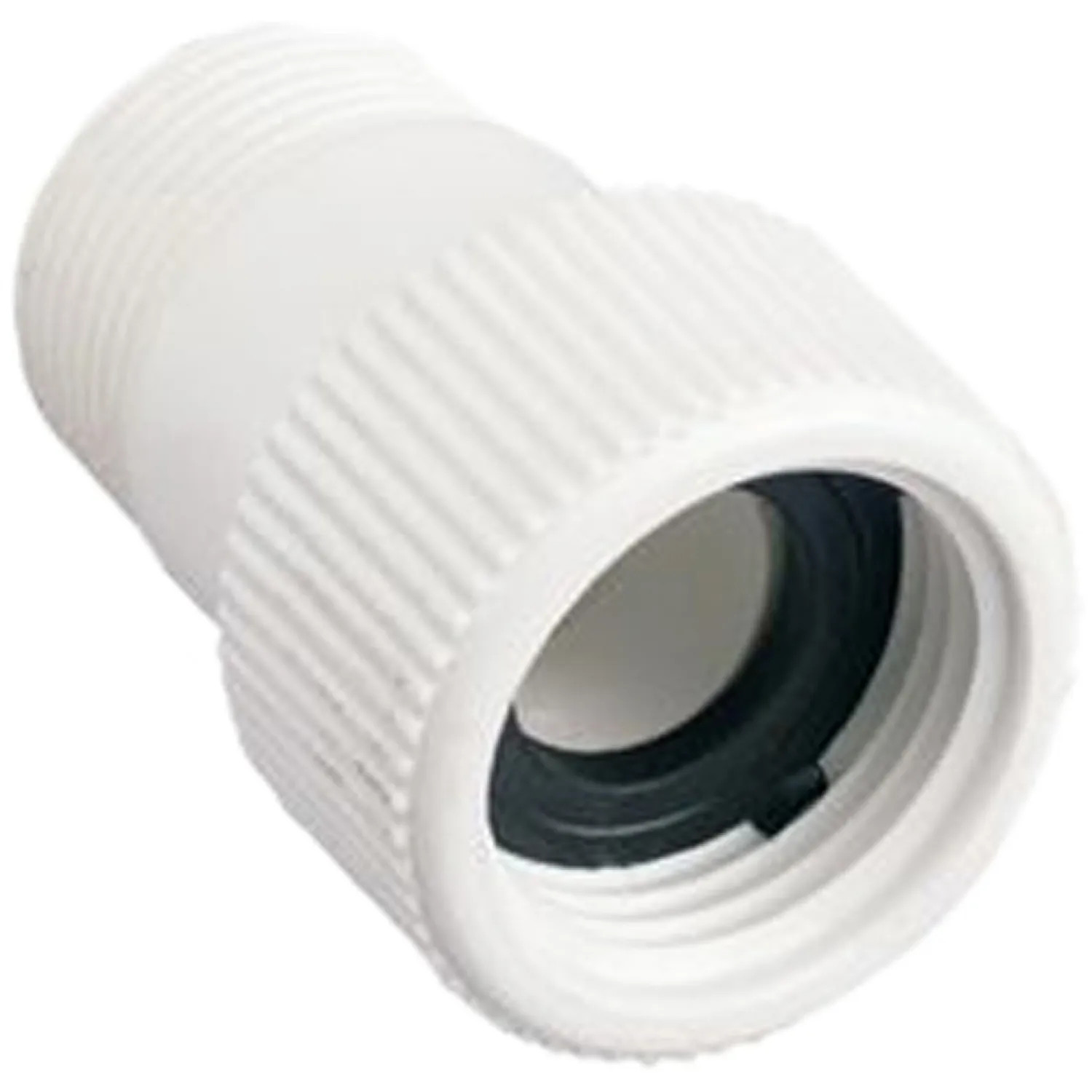 Orbit 53364 Orbit 53364 WaterMaster Hose to Pipe Swivel Adapter, 3/4 in, MNPT X FHT, PVC, White