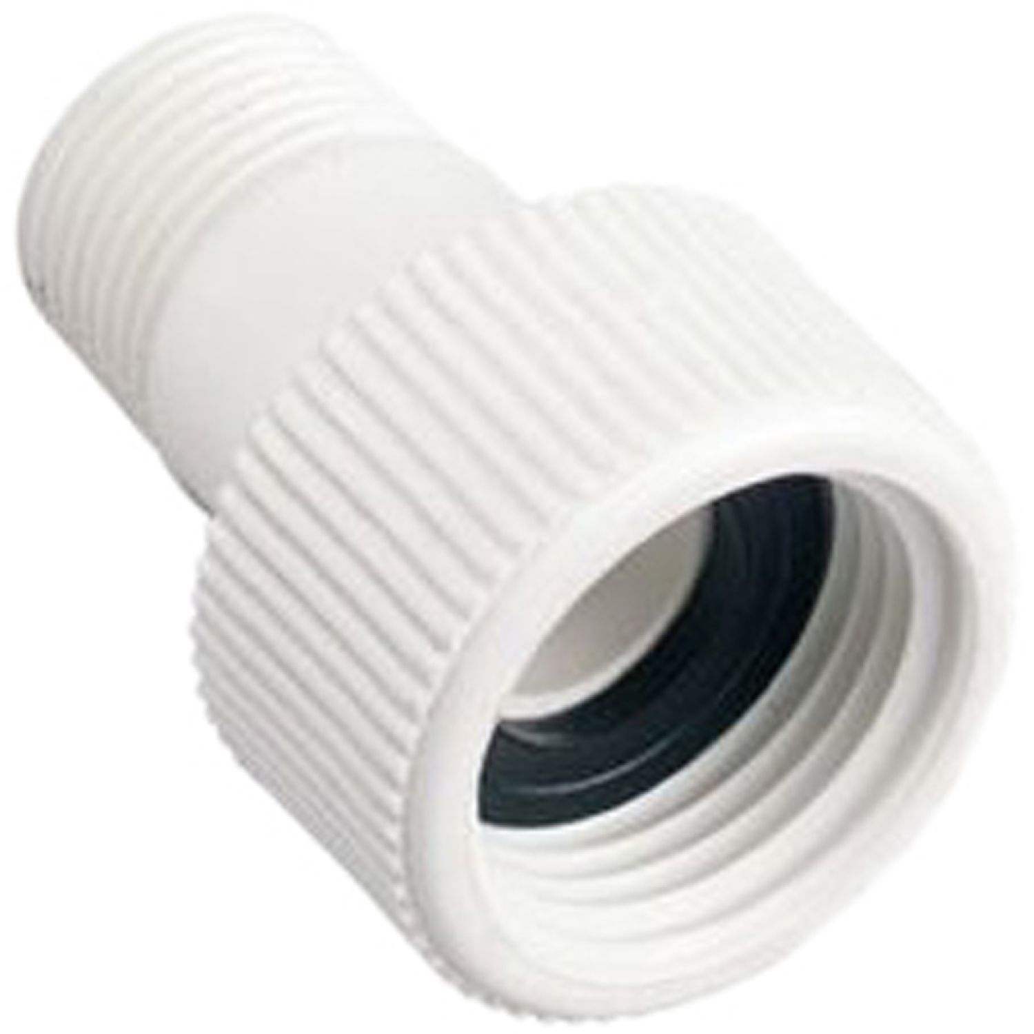 Orbit 53365 Orbit  53365 WaterMaster Hose to Pipe Swivel Adapter, 1/2 X 3/4 in, MNPT X FHT, PVC, White
