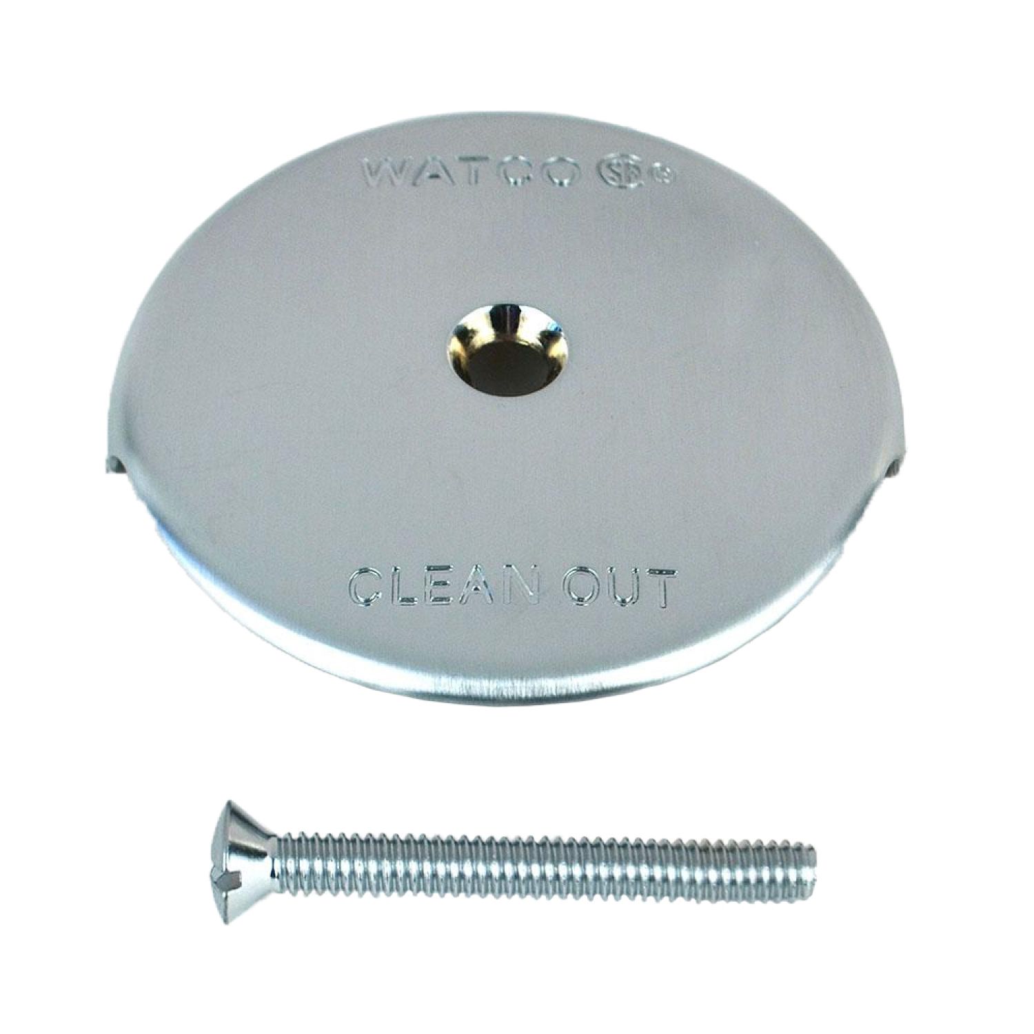 Watco 18001-CP Watco 18001-CP Chrome Plated Single-Hole Overflow Plate Kit