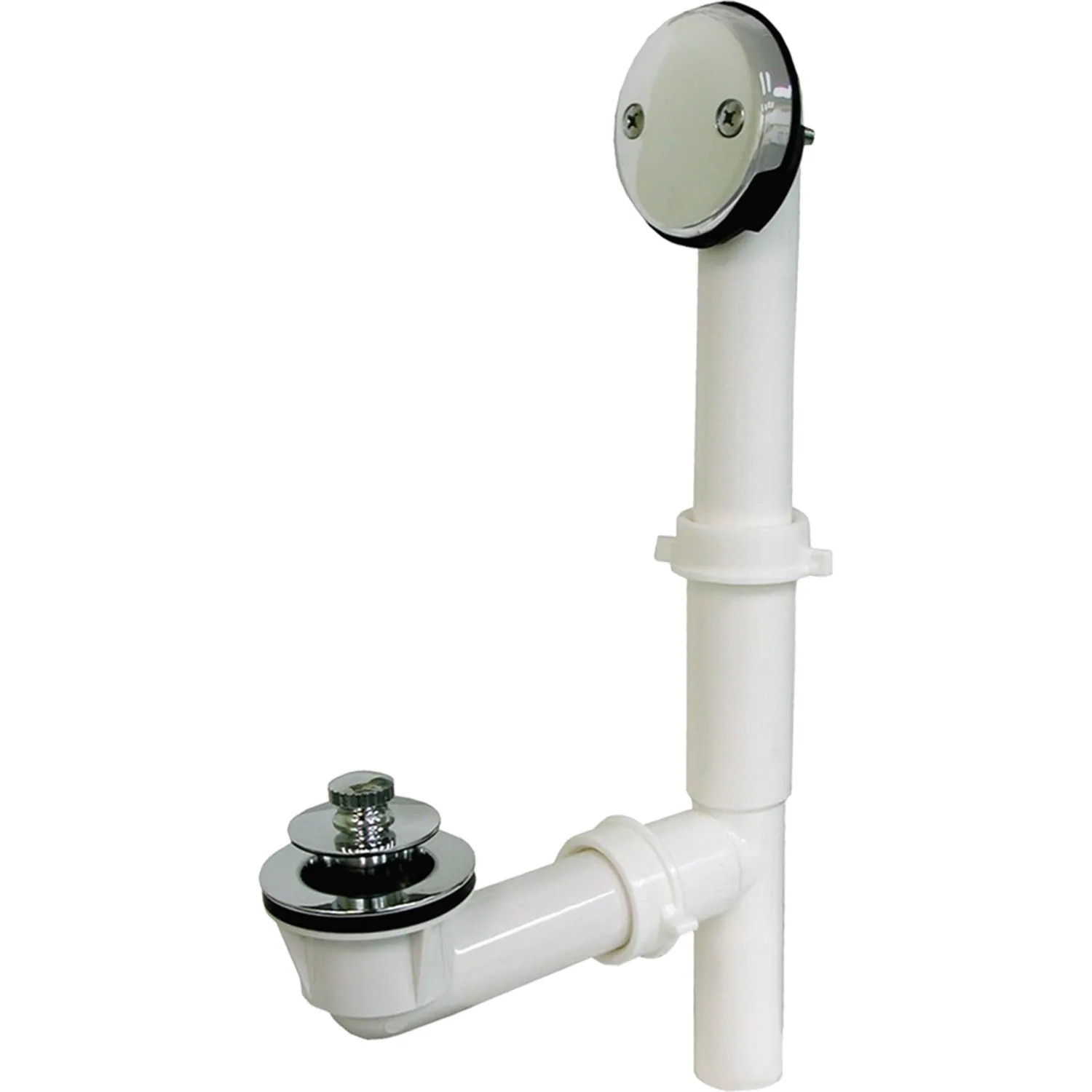 Watco 500-LT-PVC-PB-RT2 Watco 500-LT-PVC-PB-RT2 Lift and Turn Bath Waste - Polished Brass