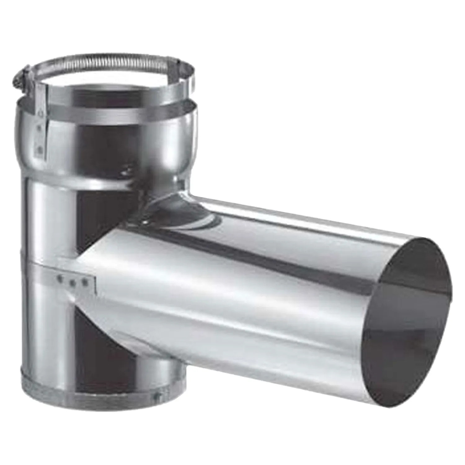 M&G DuraVent 4DFS-T DuraVent 4-Inch DuraFlex SS Tee - 4DFS-T
