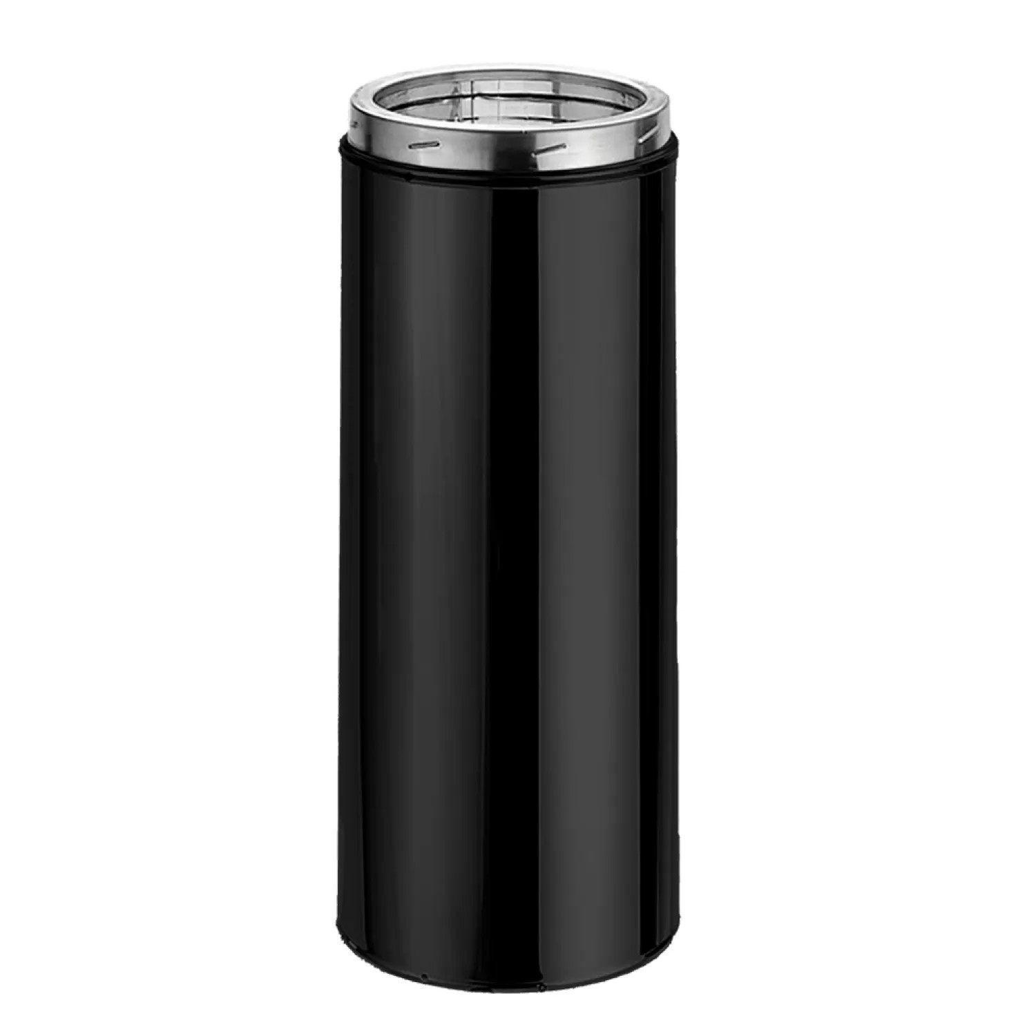 M&G DuraVent 9408B M&G DuraVent DuraTech 6-Inch Inner Diameter x 9-Inch Length Black Chimney Pipe - 6DT-09B