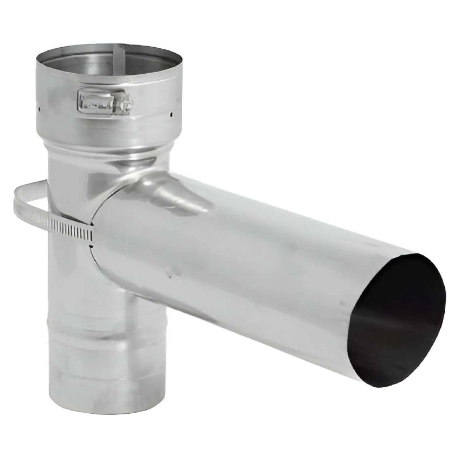 M&G DuraVent 3TE-316 DuraVent 3VFT-TRS Ventinox Tee w/ Removable Snout, 3