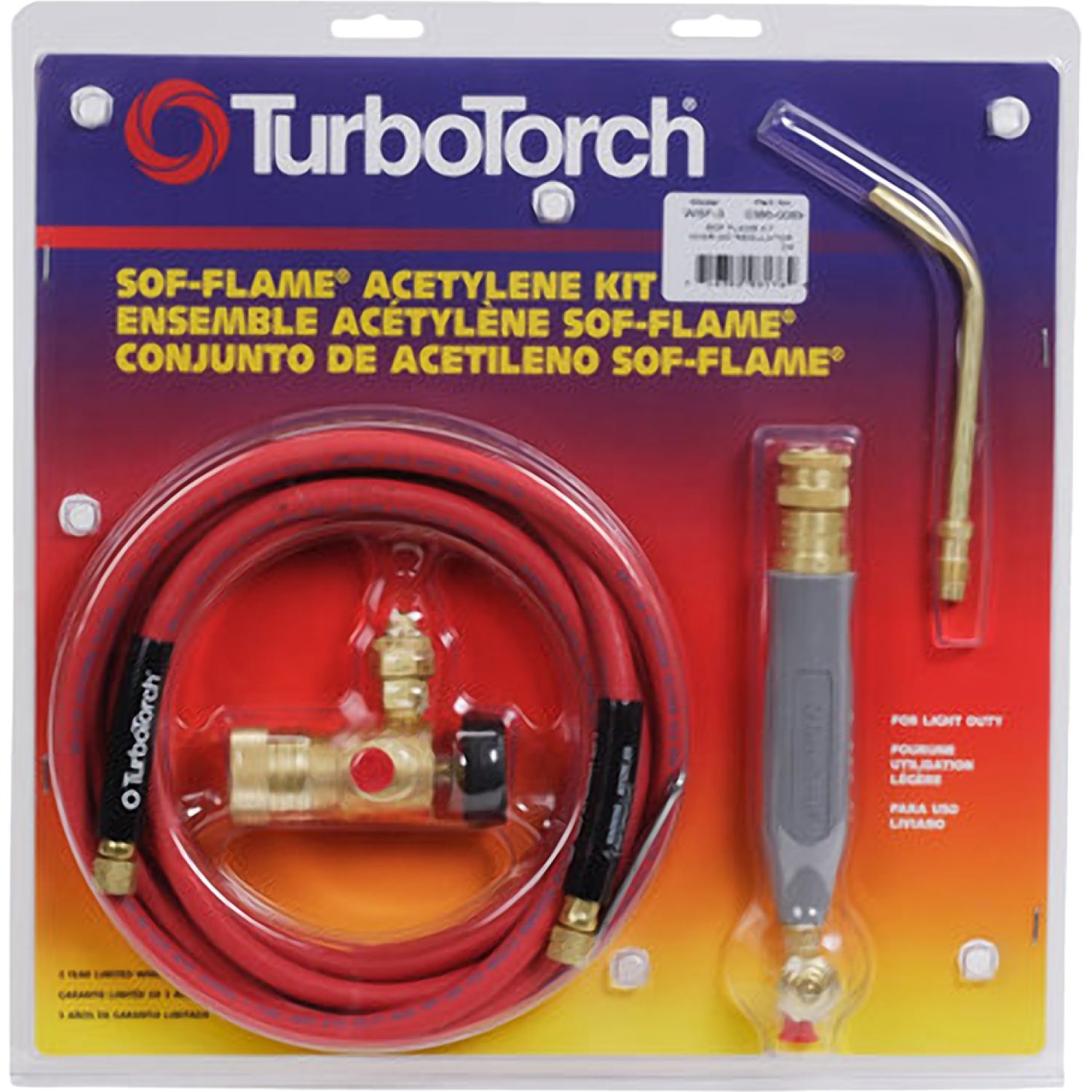 TurboTorch 0386-0089 TurboTorch WSF-3 Torch Kit for MC Tanks