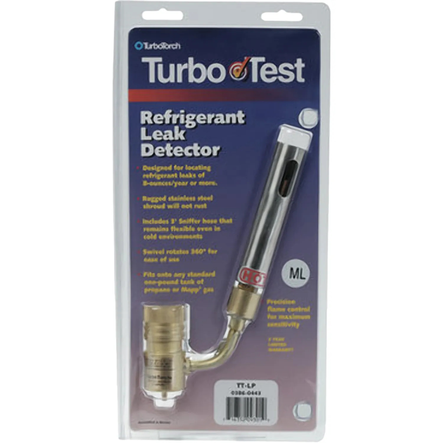 TurboTorch 0386-0443 TurboTorch TT-LP TurboTest Refrigerant Leak Detector