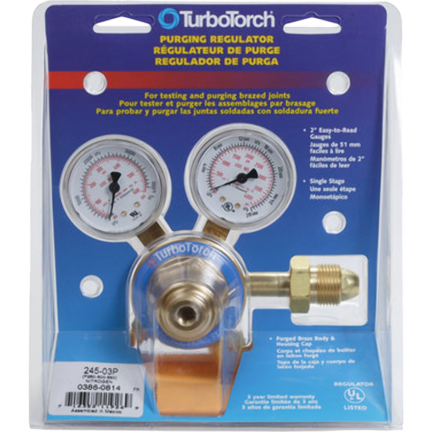 TurboTorch 0386-0814 TurboTorch 245-03P  Nitrogen Regulator