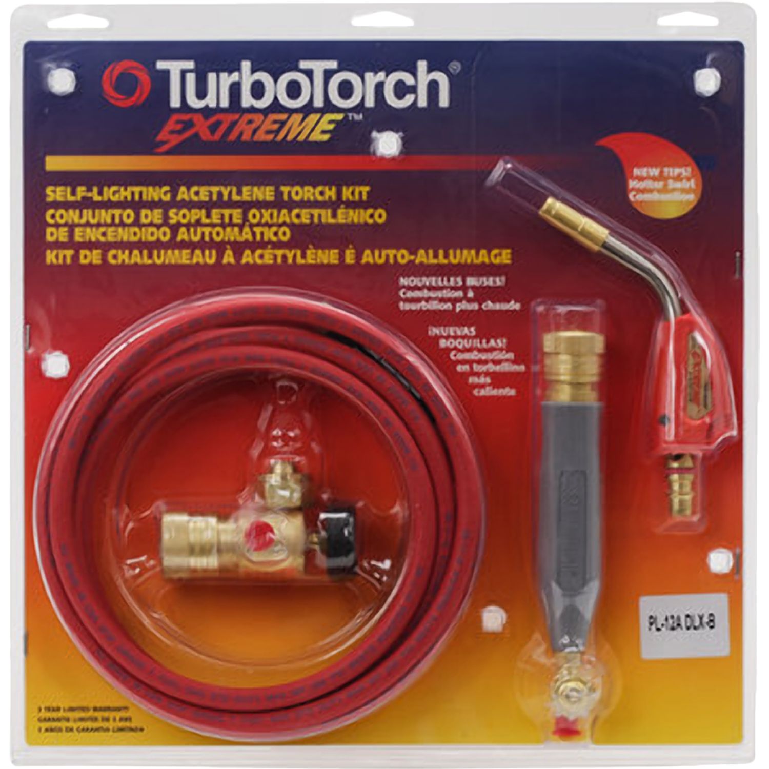 TurboTorch 0386-0836 TurboTorch DLX-B PL-12DLX-B Torch Kit Swirl, For B tank