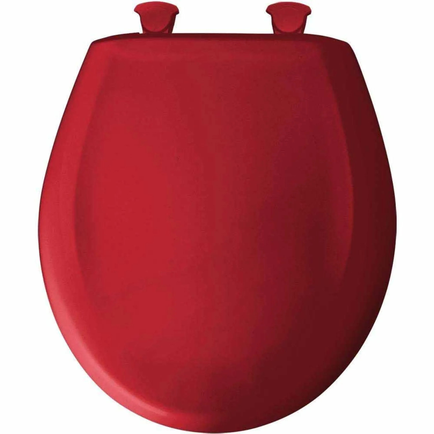 Bemis 200SLOWT-153 Bemis 200SLOWT-153 Easy Close Round Plastic Toilet Seat - Red