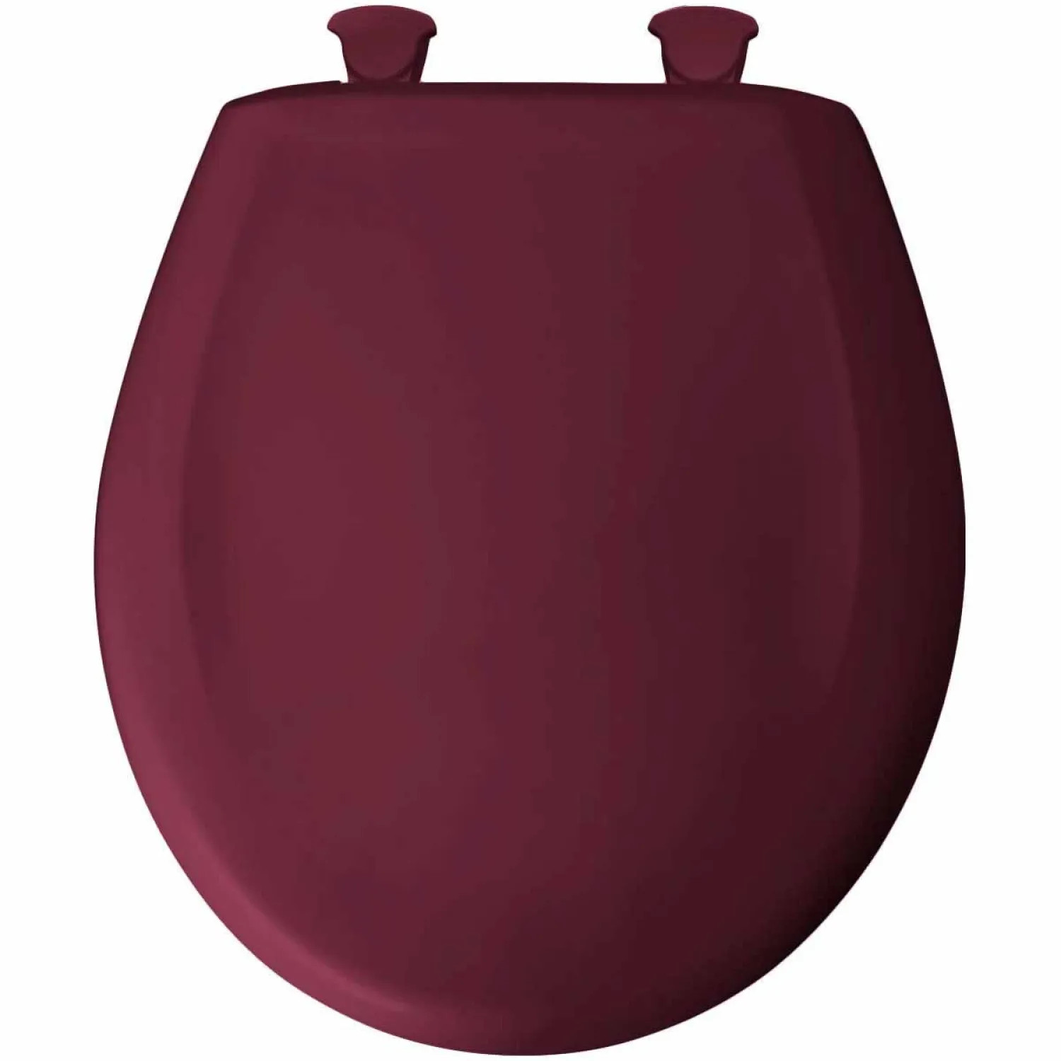 Bemis 200SLOWT-373 Bemis Round Plastic Toilet Seat, Easy Close, Loganberry - 200SLOWT-373