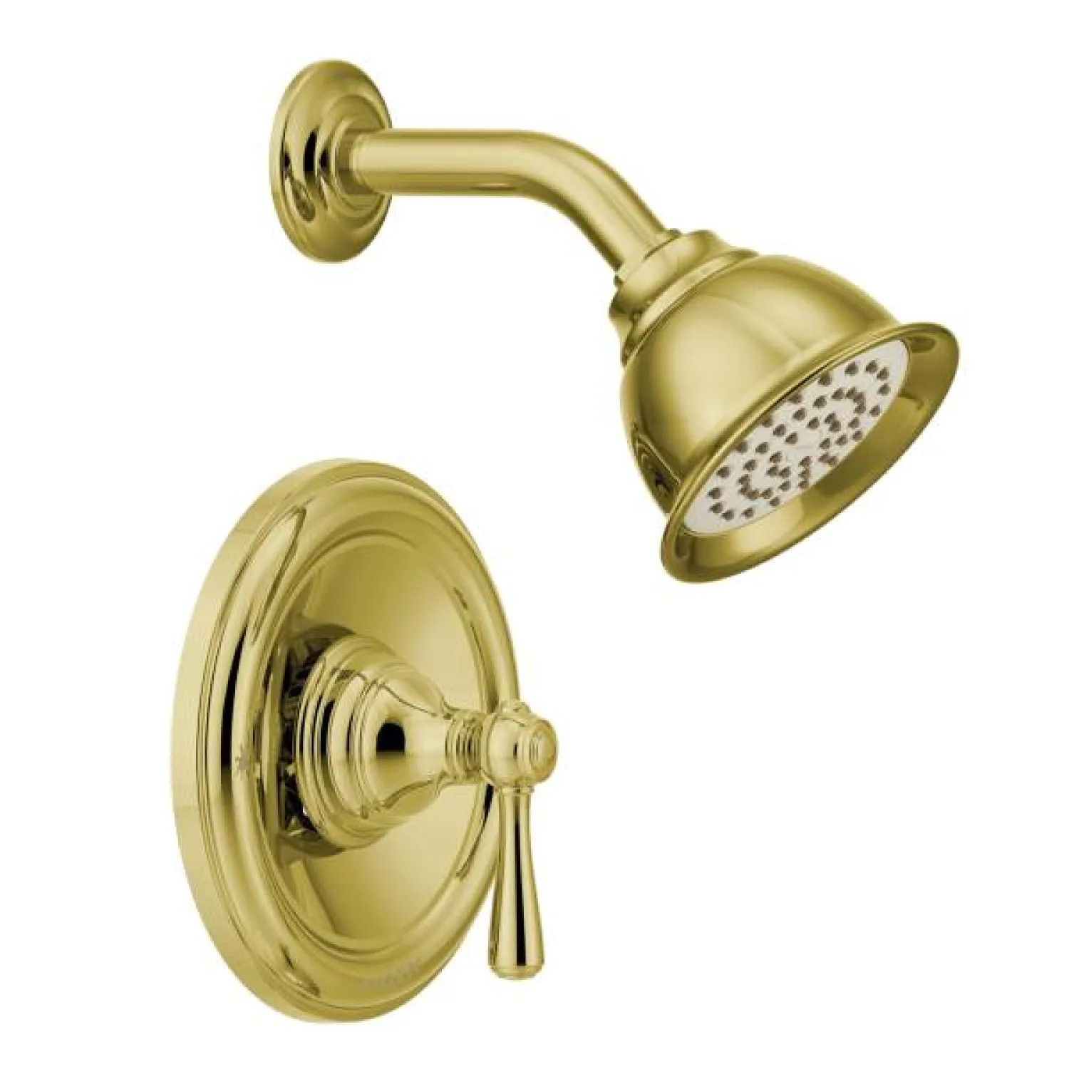 Moen T2112P  Moen T2112P Kingsley Polished Brass Posi-temp Shower Only Trim