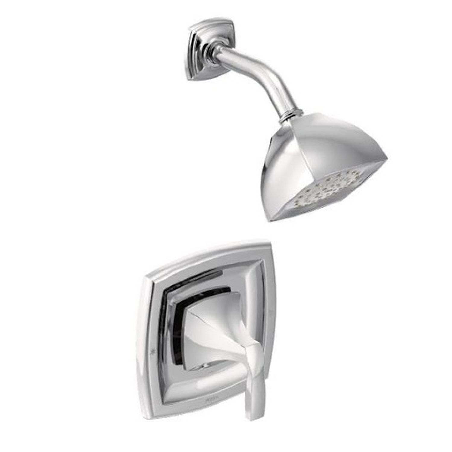 Moen T2692EP Moen Voss Posi-Temp Single-Handle Shower Faucet, One-Function, 1.75 GPM, Lever Handle, Eco-Performance, M-PACT, Chrome - T2692EP