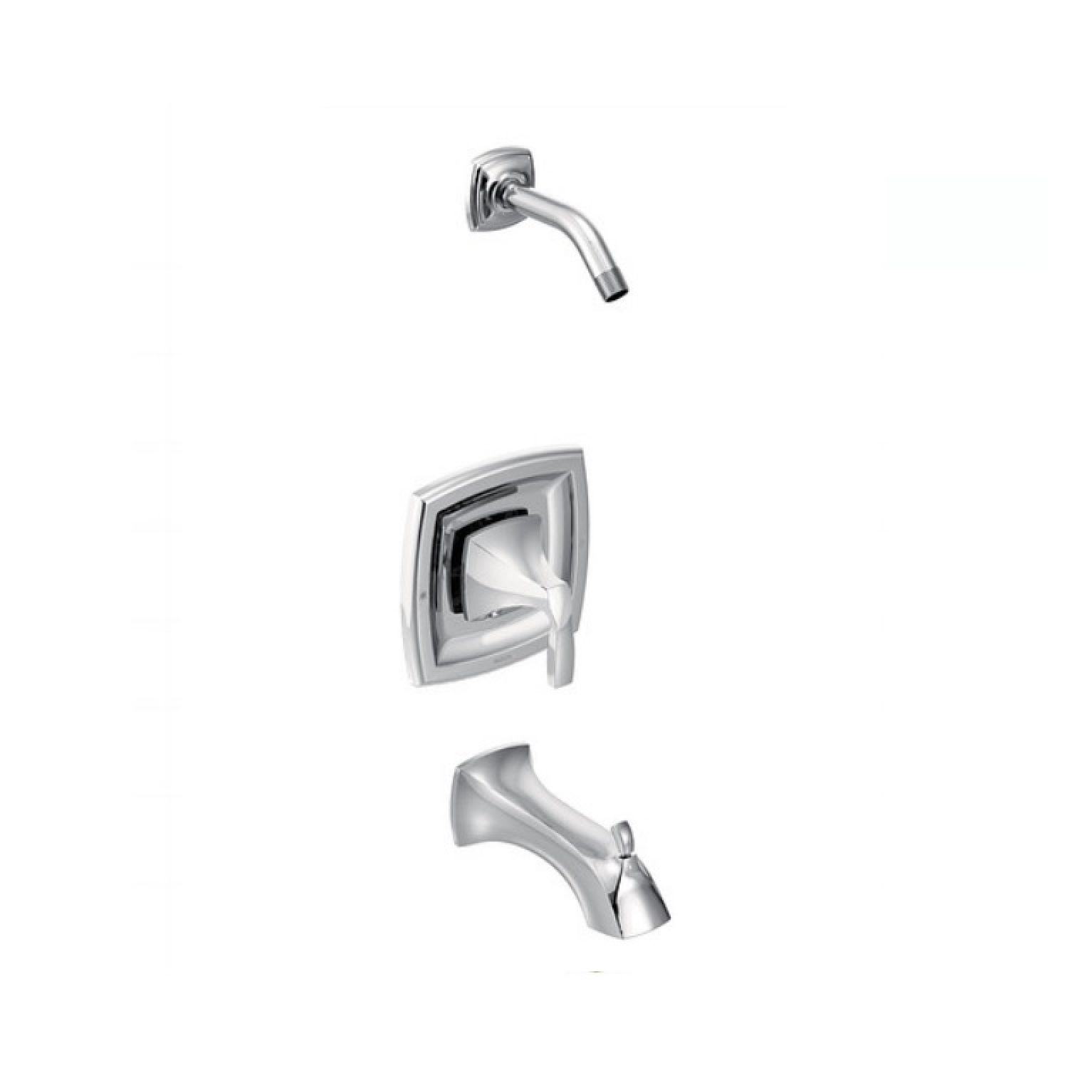 Moen T2693NH Moen Voss Posi-Temp Tub/Shower Trim, Less Head, Polished Chrome - T2693NH