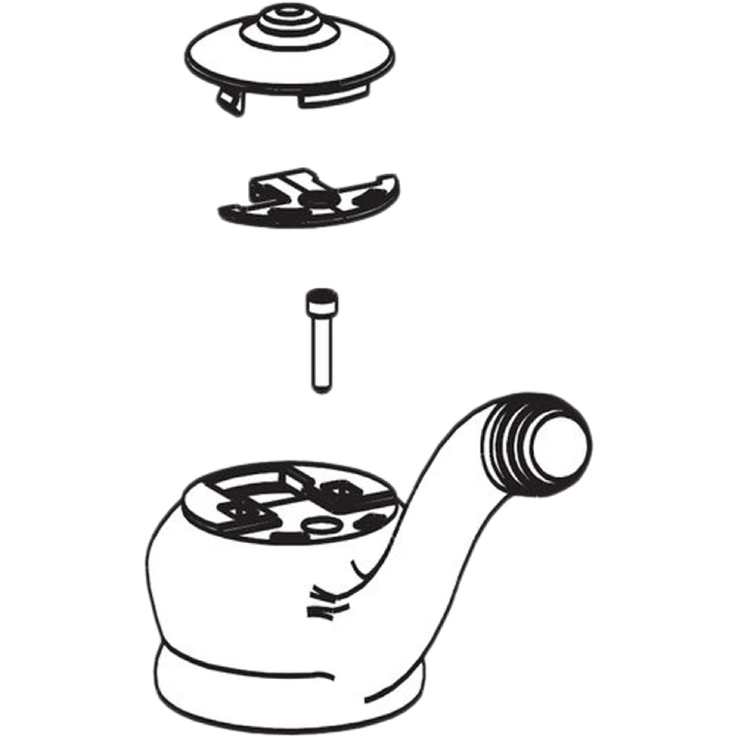 Moen 100154 Moen Colonnade Chrome Handle Kit - 100154
