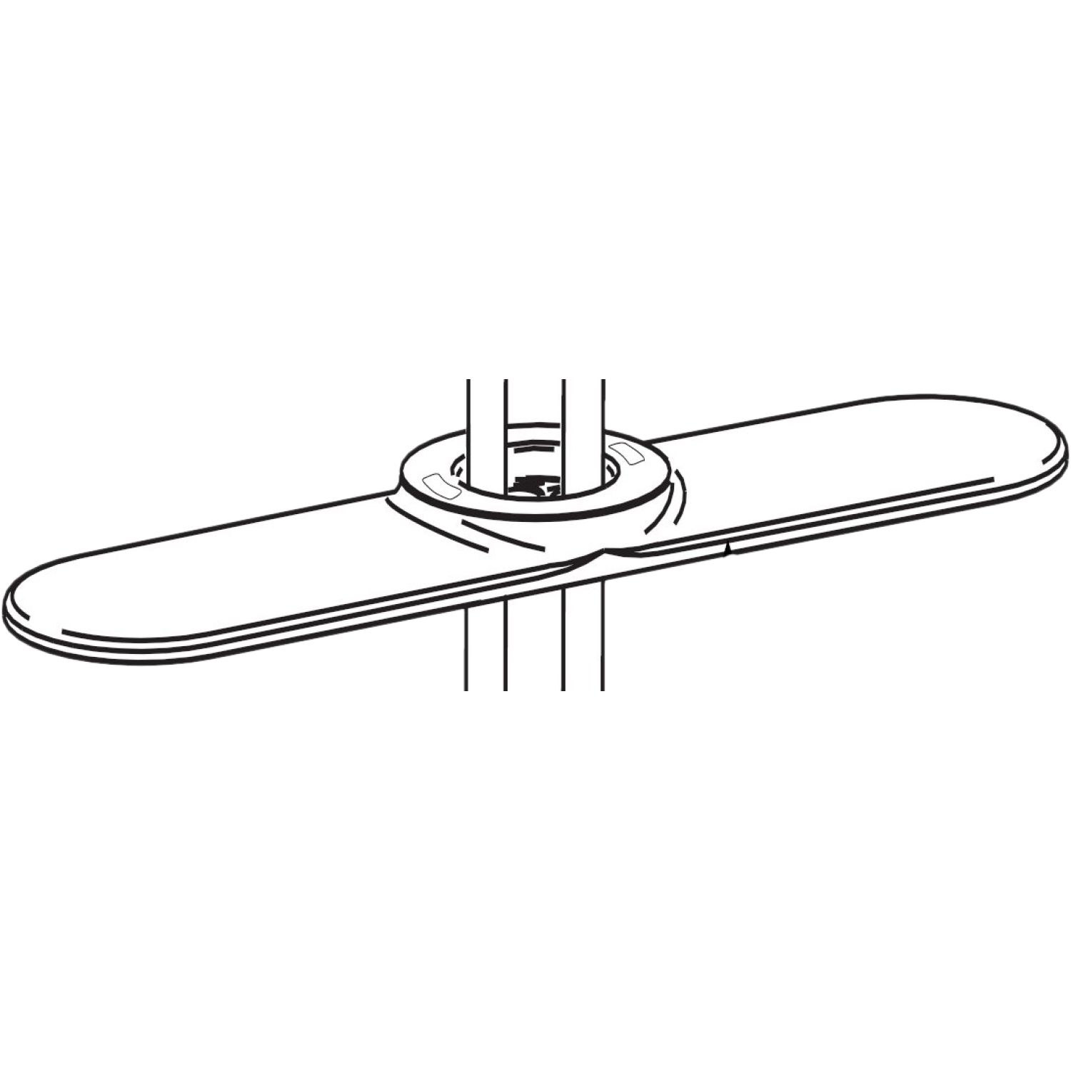 Moen 100433 Moen Extensa Escutcheon And Gasket Kit - Chrome (100433)
