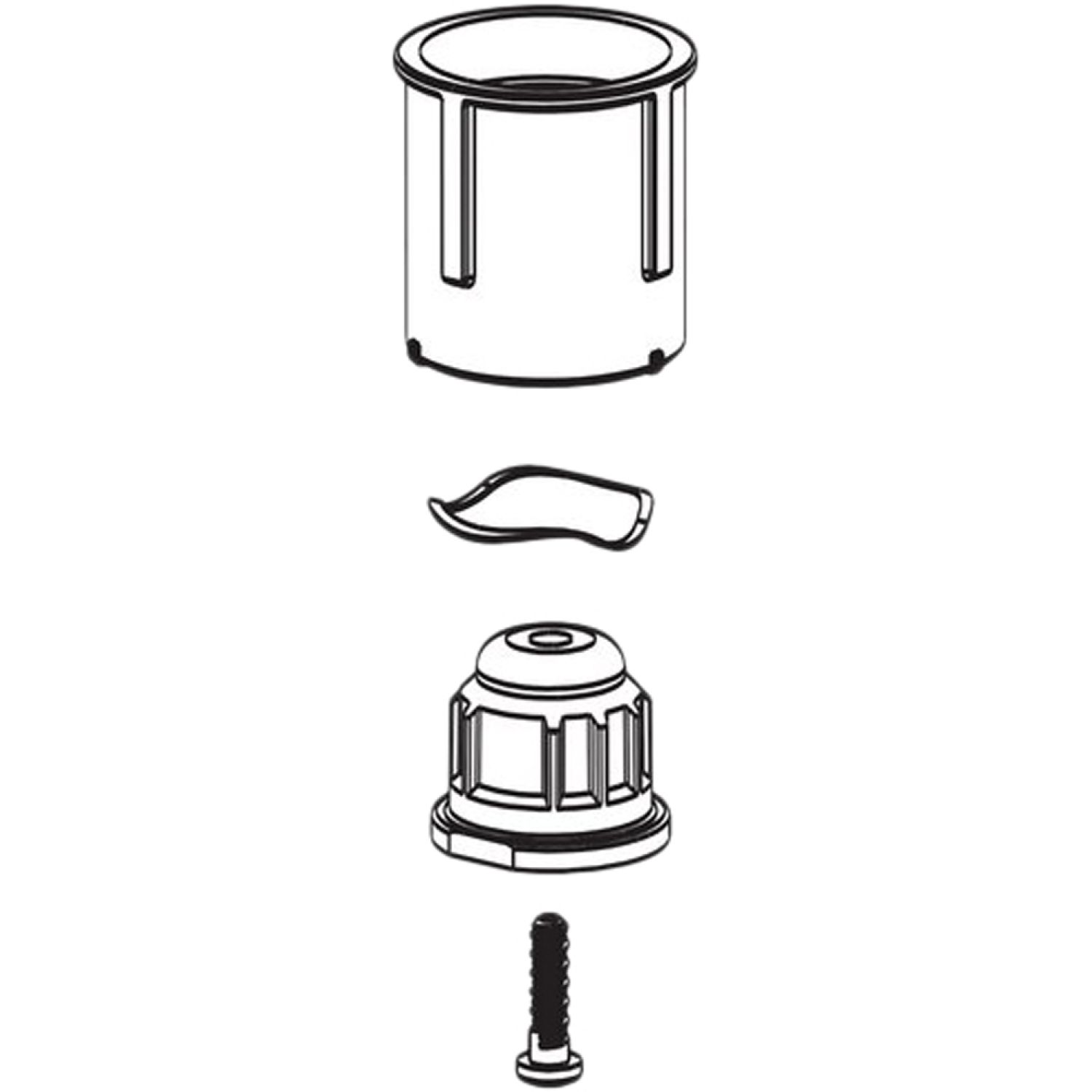 Moen 100541 Moen 100541 Part Handle Adapter H & C L4720
